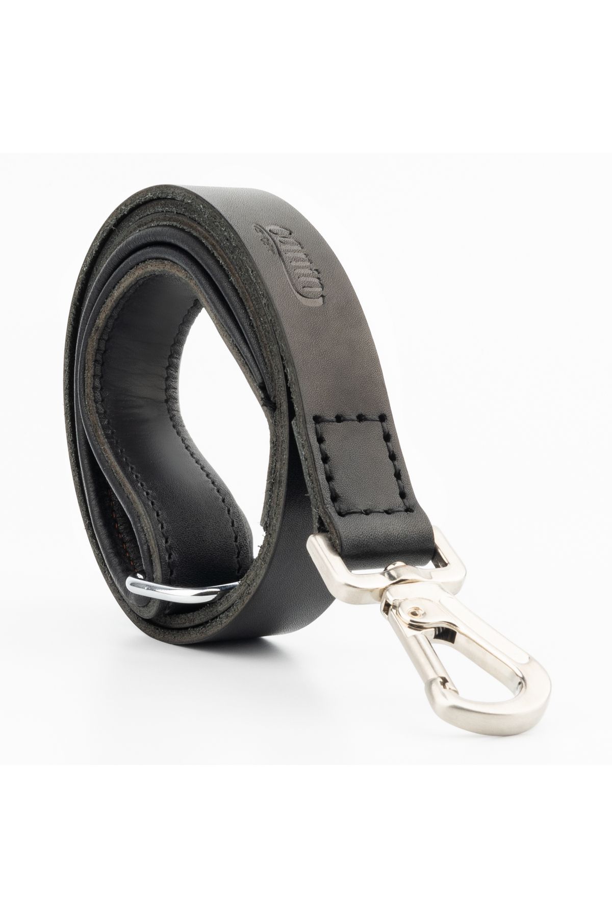 Canini Collar Hakiki Klasik Deri Köpek Gezdirme Kayışı, Ultra Dayanıklı ve Lüks Deriden Yürüyüş Tasması