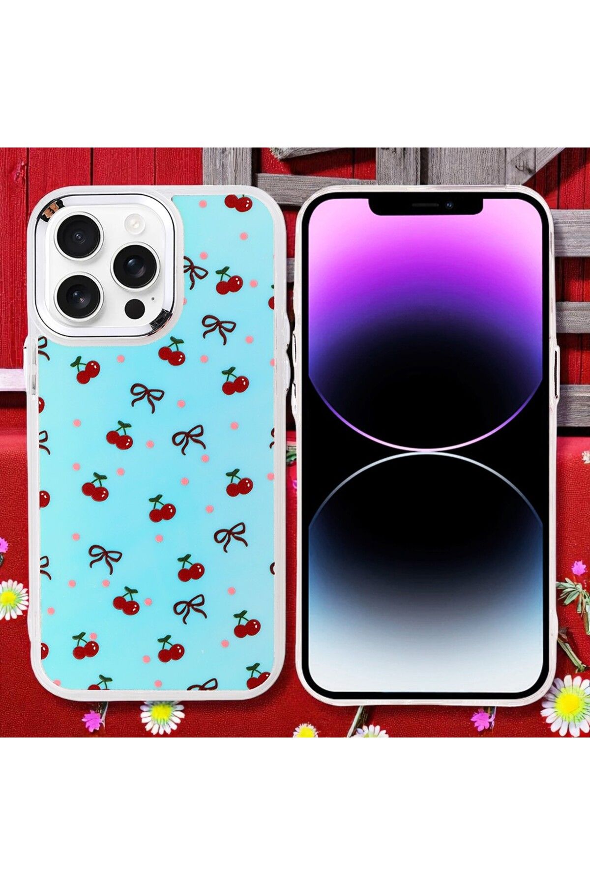 Hatreds Apple iPhone 14 Pro Max Kılıf Figür Desenli Elde Kaymaz Soft Silikon Kapak