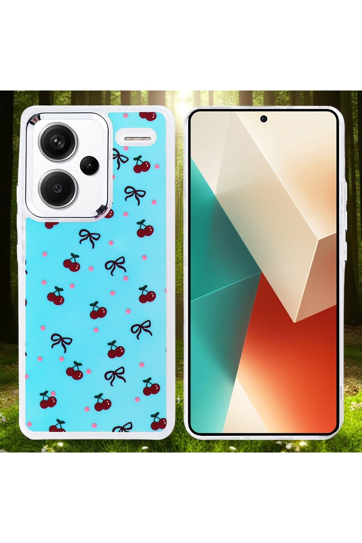 Hatreds Xiaomi Redmi Note 13 Pro Plus 5G Kılıf Figür Desenli Elde Kaymaz Soft Silikon Kapak