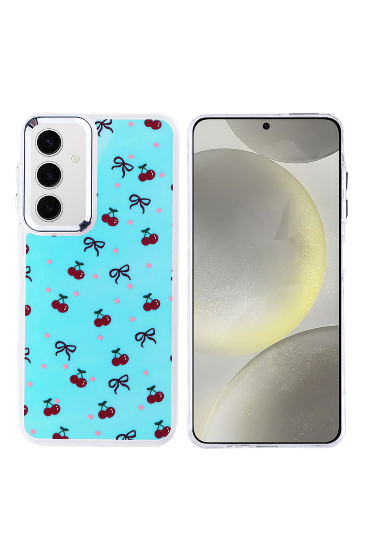 Sphone Samsung Galaxy S24 Kılıf Kamera Çıkıntı Korumalı Desenli Silikon Darbe Emici Koruma Sevimli Figürlü