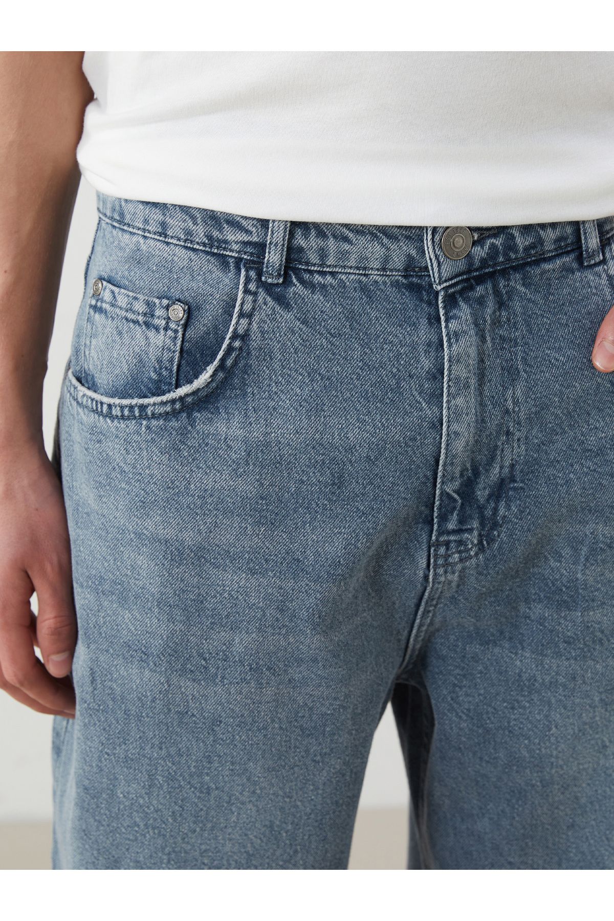 LC Waikiki-Ανδρικό τζιν παντελόνι 800 Balloon Fit 3
