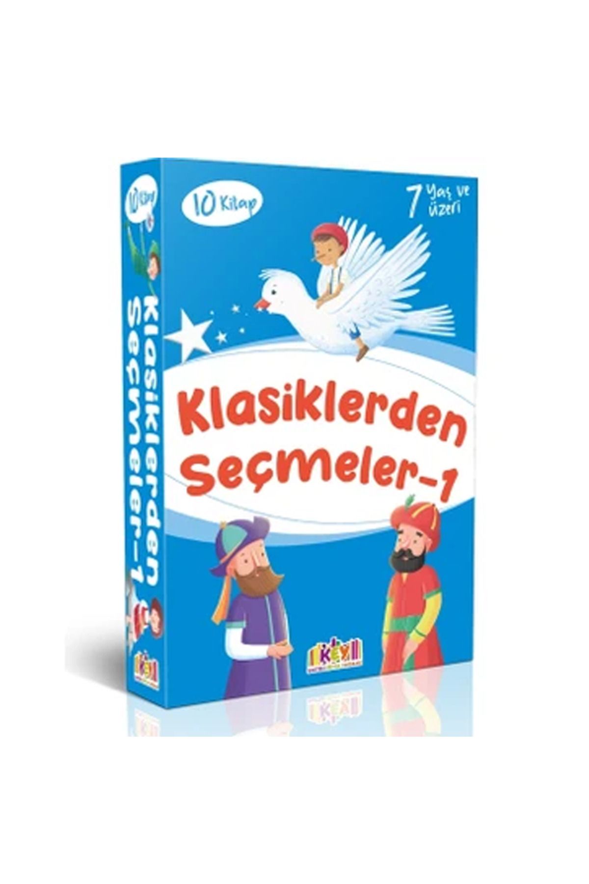 3K YAYIN Kaliteli Eğitim Yayınları (KEY) KLASİKLERDEN SEÇMELER-1 Hikaye Serisi 10 Kitap 7 Yaş+ (3.SINIF)