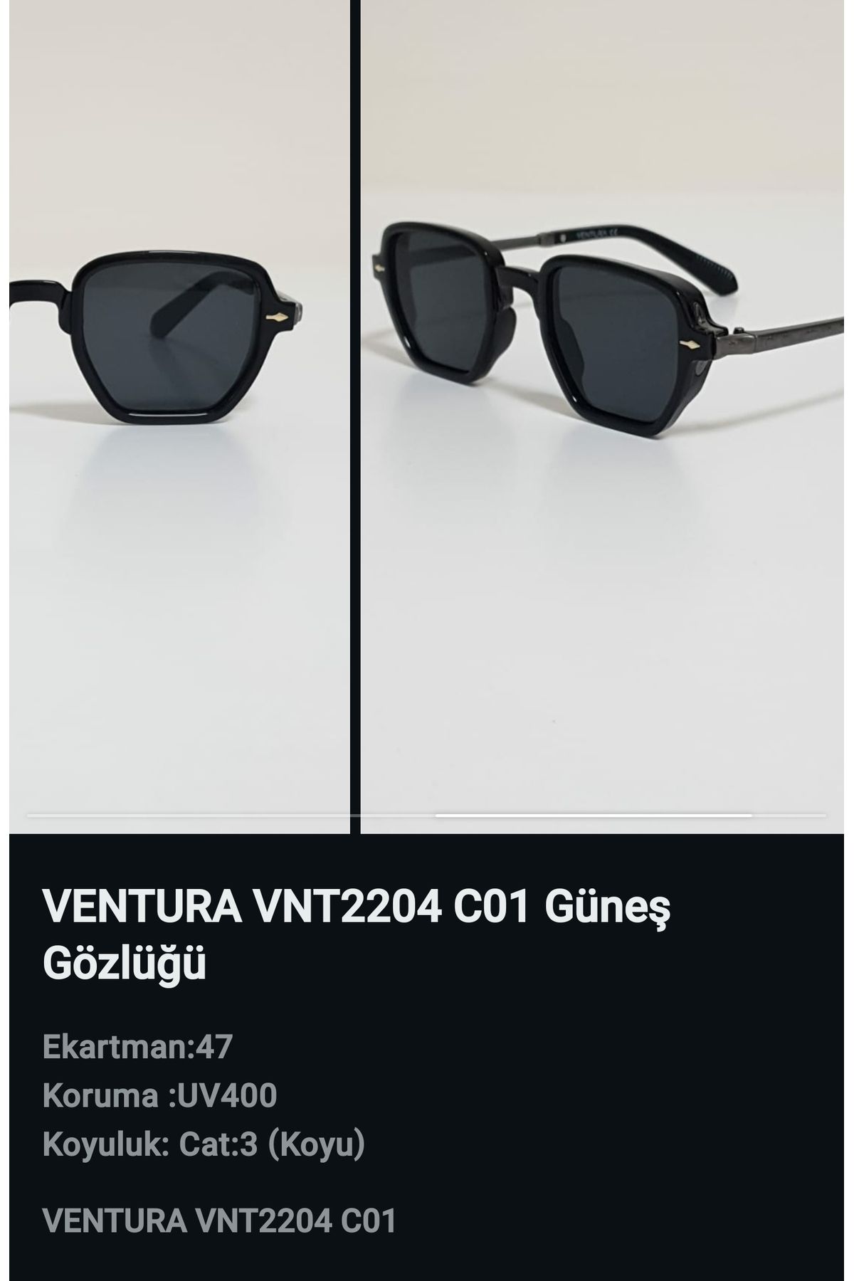 VENTURA VNT2204 C01 FÜME CAM LUX GÜNEŞ GÖZLÜĞÜ