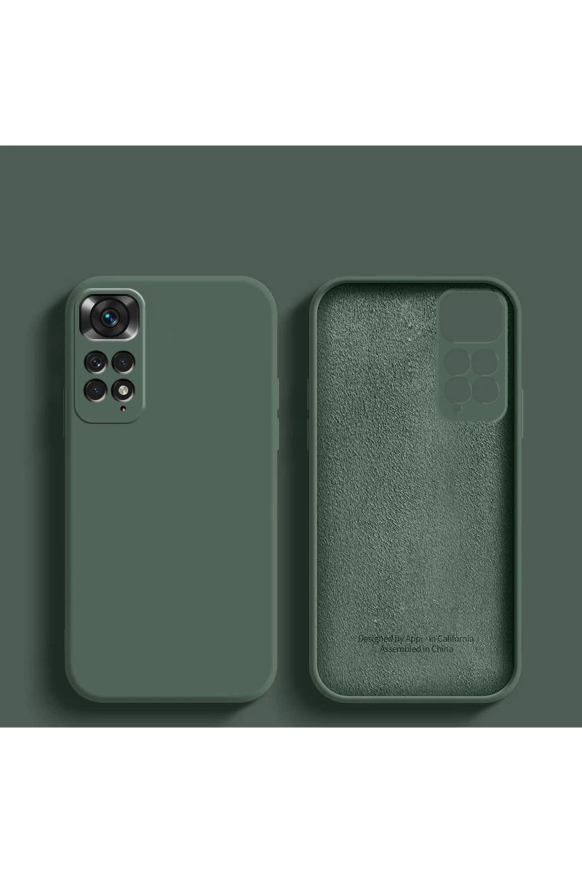 GRABONO Xiaomi Redmi Note 11 Pro Plus 5G Kılıf Kamera Korumalı Kadife İç Kaplama Mat Premium Seri
