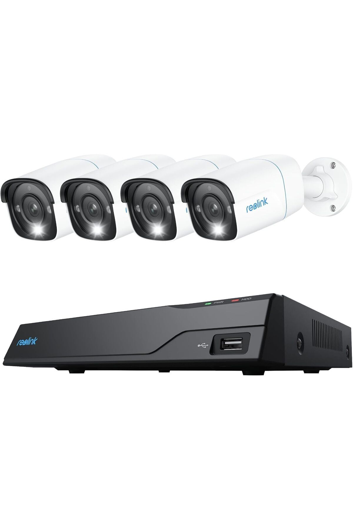 ReoLink-NVS8-8MB4 - 4K UHD Security System, 8-Channel NVR, 100 ft Crisp Night Vision, 24/7 Recording 1