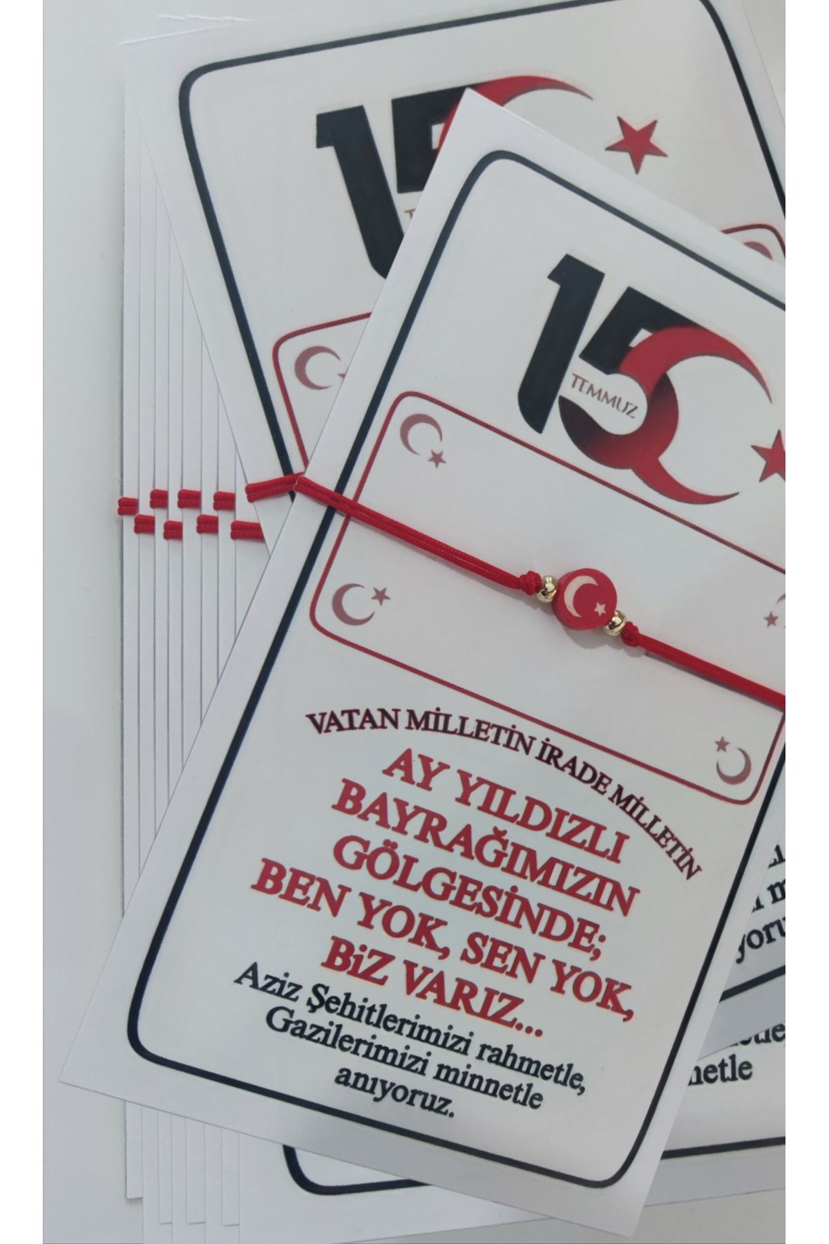 Akem Eko 15 temmuz 10 adet bileklik
