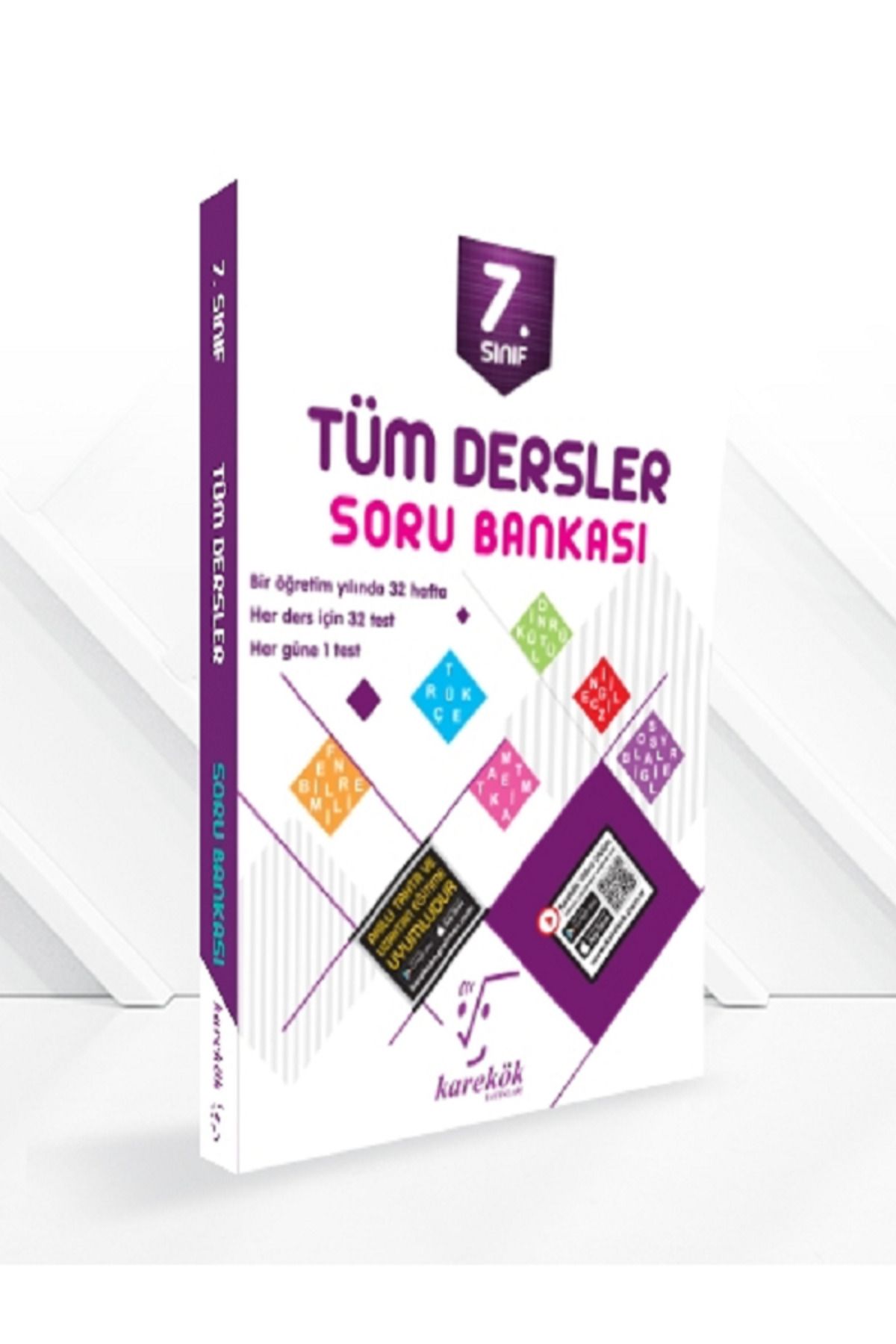 Evrensel İletişim Yayınları 7.Sınıf Karakök Tüm Dersler Soru Bankası / Video Çözümlü