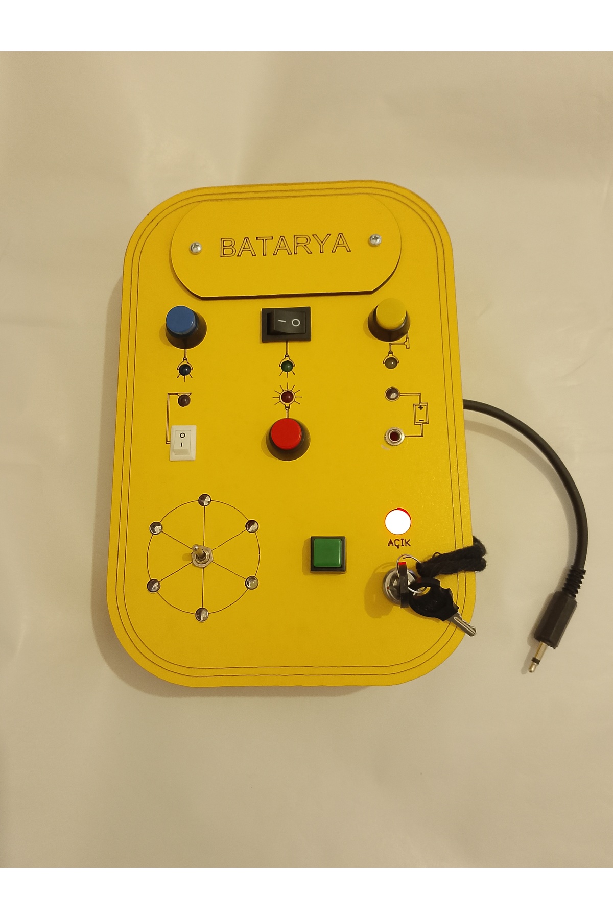 TLR hobi Montessori Çocuk Aktivite Duyusal Oyuncaklar Led'li Işık Kontrol Panosu Busy Board Ses Ve Işık fotoğrafı 2 (önizleme)