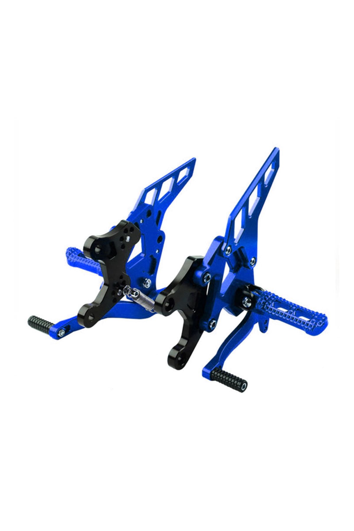 GOGOPREMİUM KAWASAKİ Z900 UYUMLU SÜRÜCÜ BASAMAK BRAKETİ TAKIM MAVİ