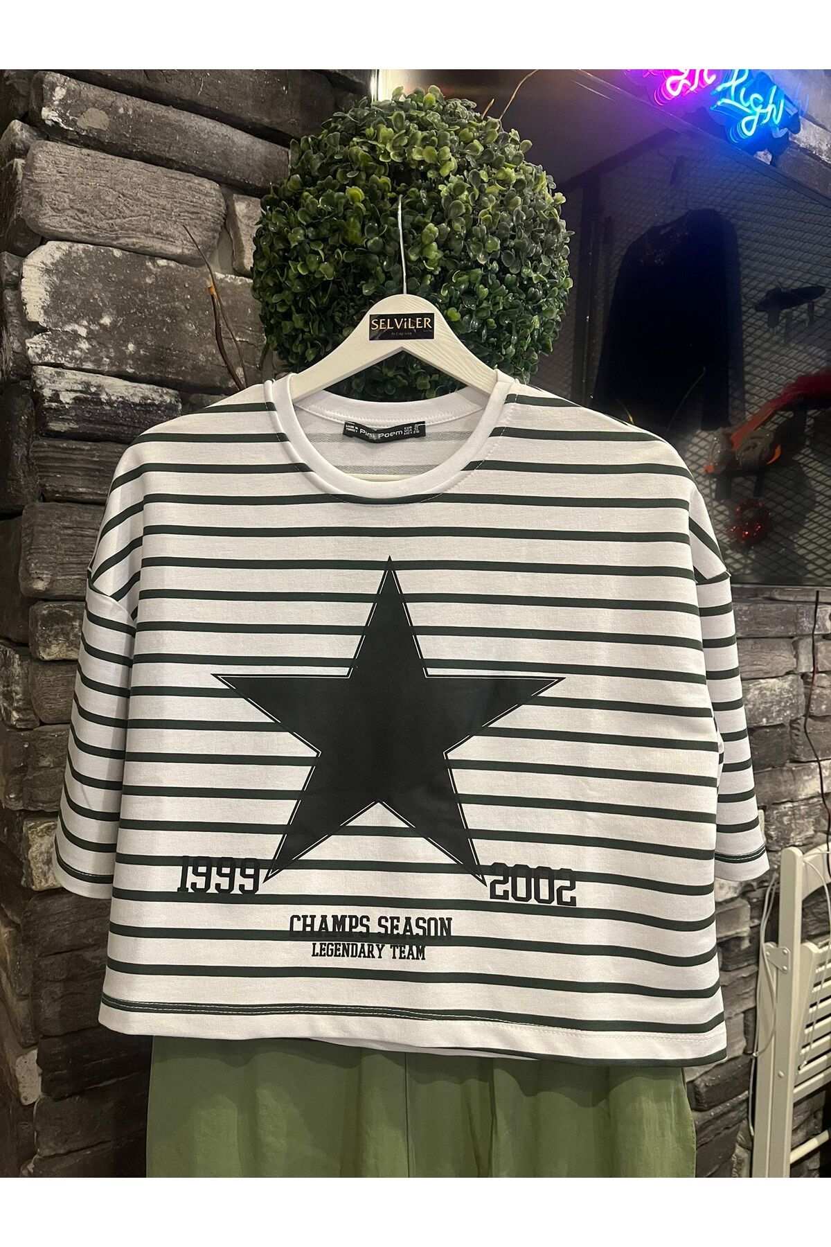 SELVİLERBUTİK Yıldız Tshirt