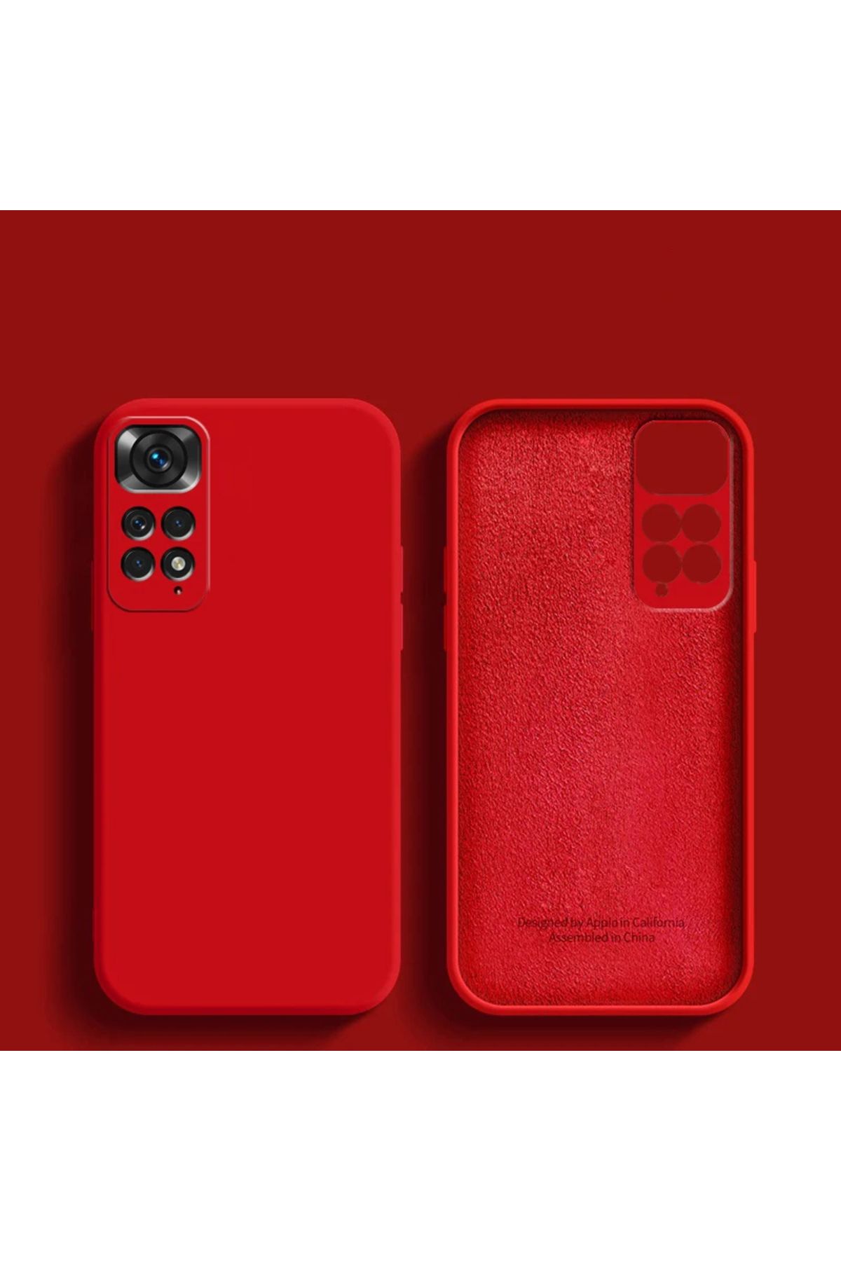 GRABONO Xiaomi Redmi Note 11 Pro Plus 5G Kılıf Kamera Korumalı Kadife İç Kaplama Mat Premium Seri