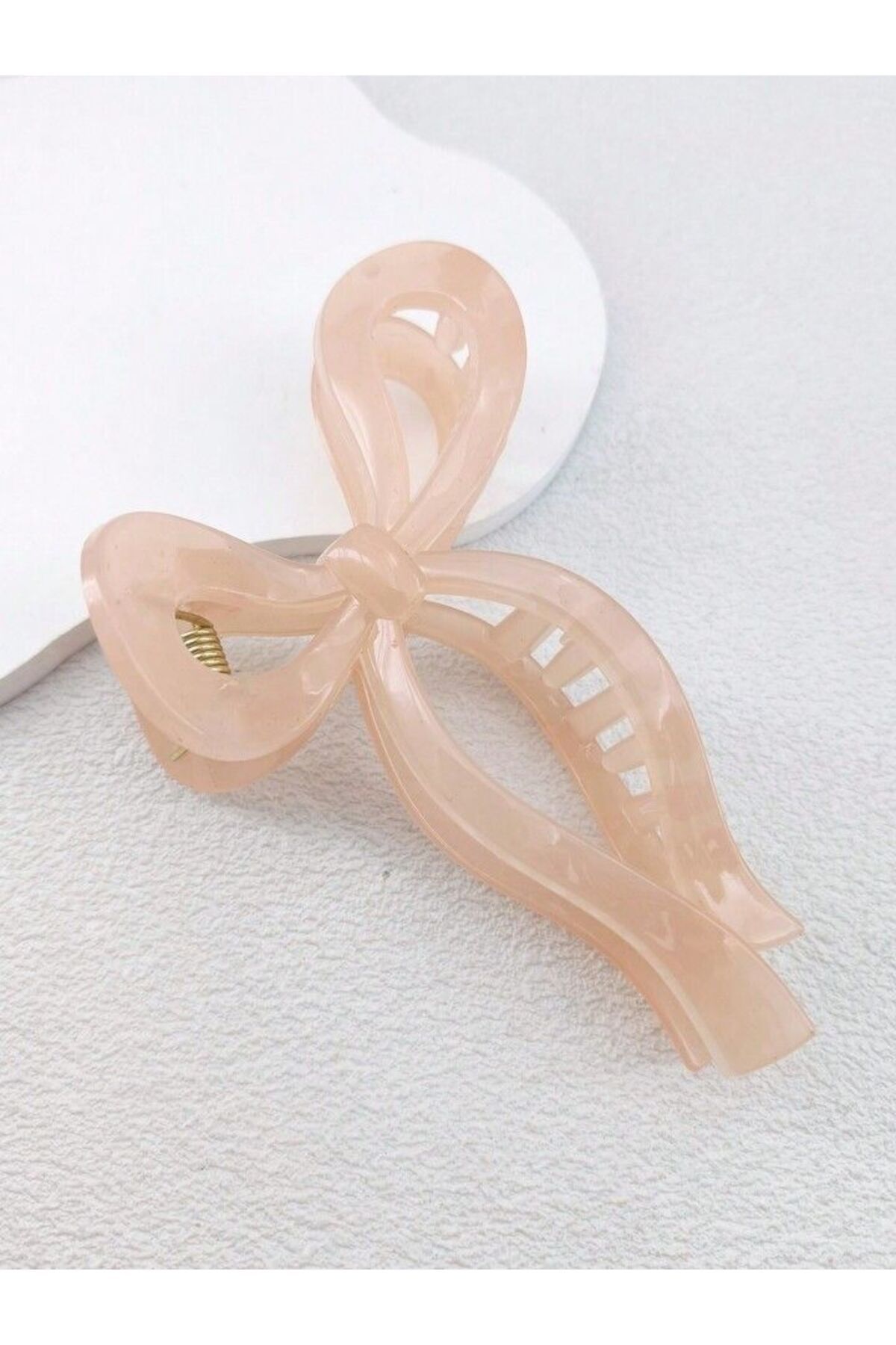 BATU GİYİM çocuk Büyük boy fiyonklu toka, kudeleli toka Mandal toka (11cm)