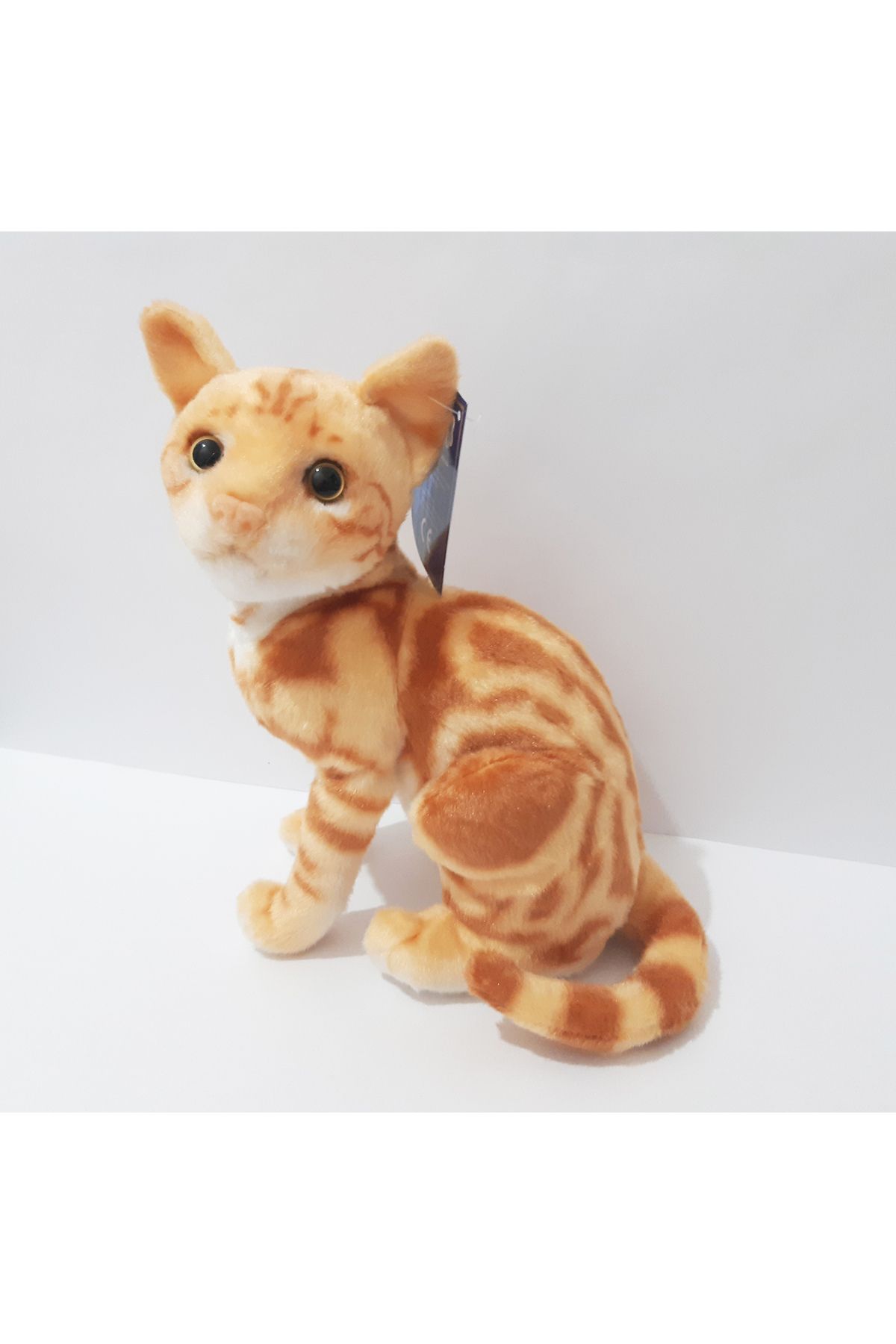renkli çiçekler Peluş Kedi 30 CM Peluş Sesli Miyavlayan Oyuncak Kedi