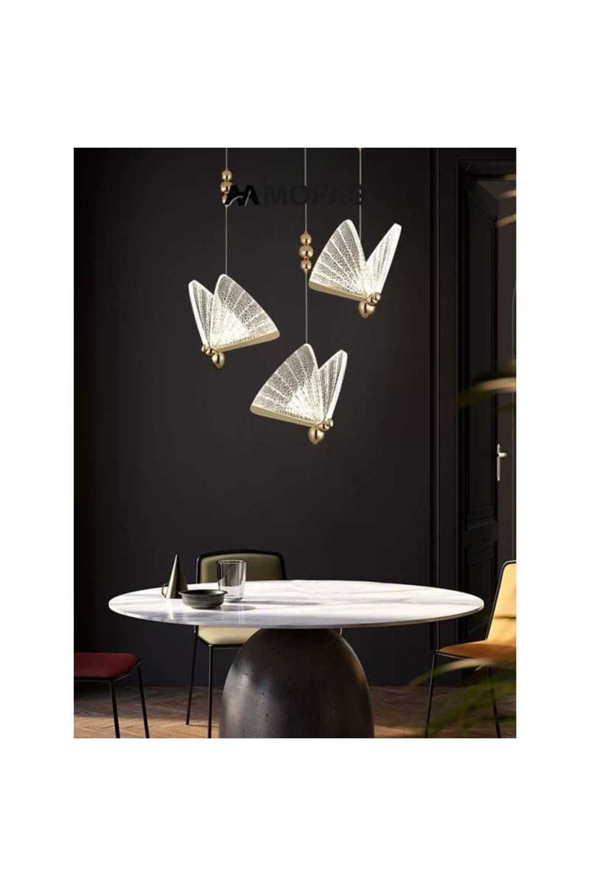 LightPlanet Lustra Pe Cablu Cu Led Fluture 18w 3000k/4000k/6500k - One Size