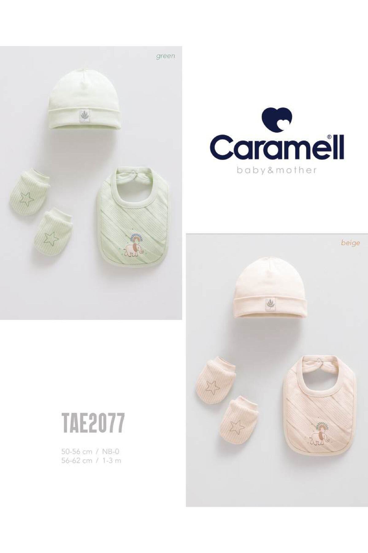 Caramell My Baby Kumsal 4lü Takım Aksesuar Eldiven Önlük Good Baby 2077