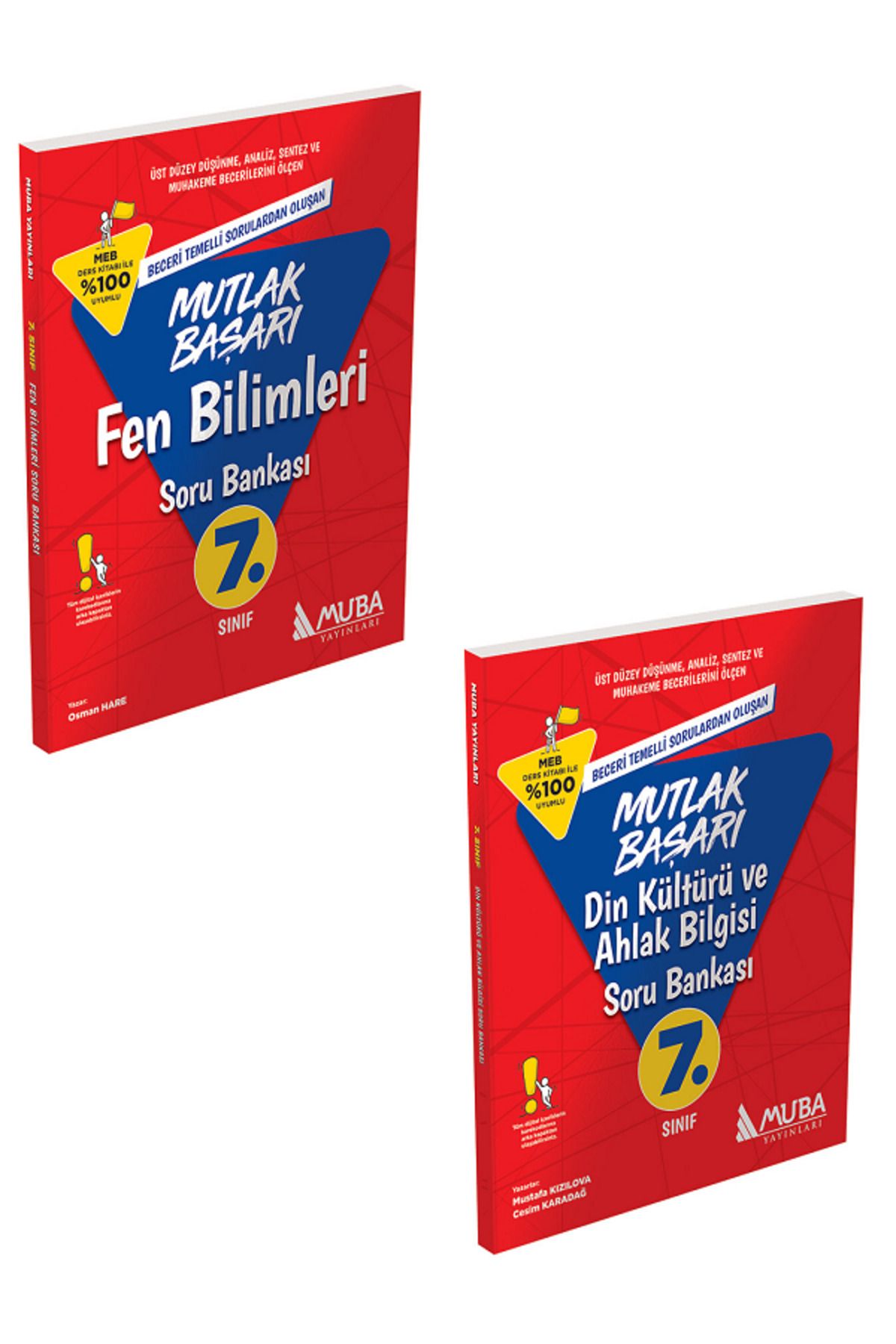 Evrensel İletişim Yayınları 7.Sınıf Muba Mutlak Başarı Fen Bilimleri + Din Kültürü Soru Bankası / Beceri Temelli / 2 KİTAP