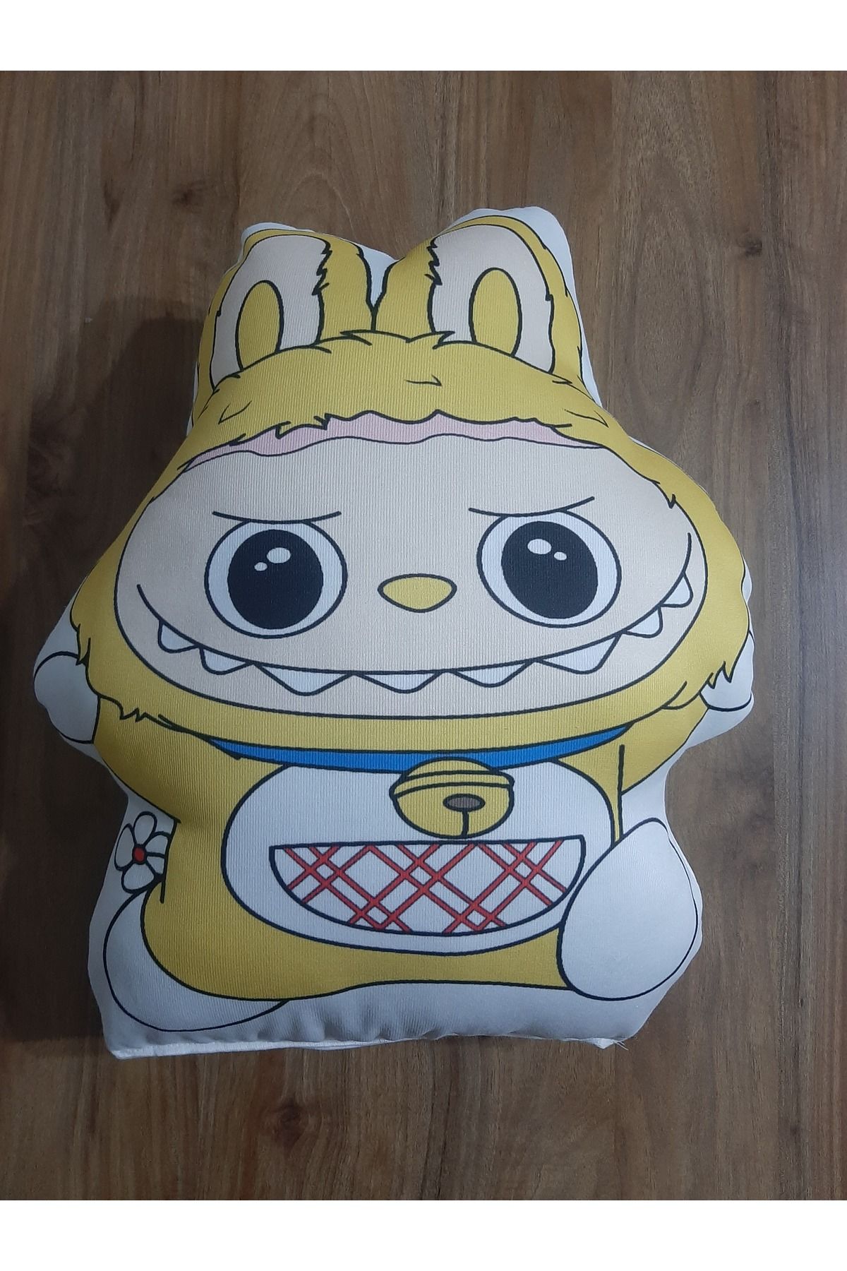 owl bag OW BAG labubu sari desenli Şekilli tasarım chibi karakter Yastık