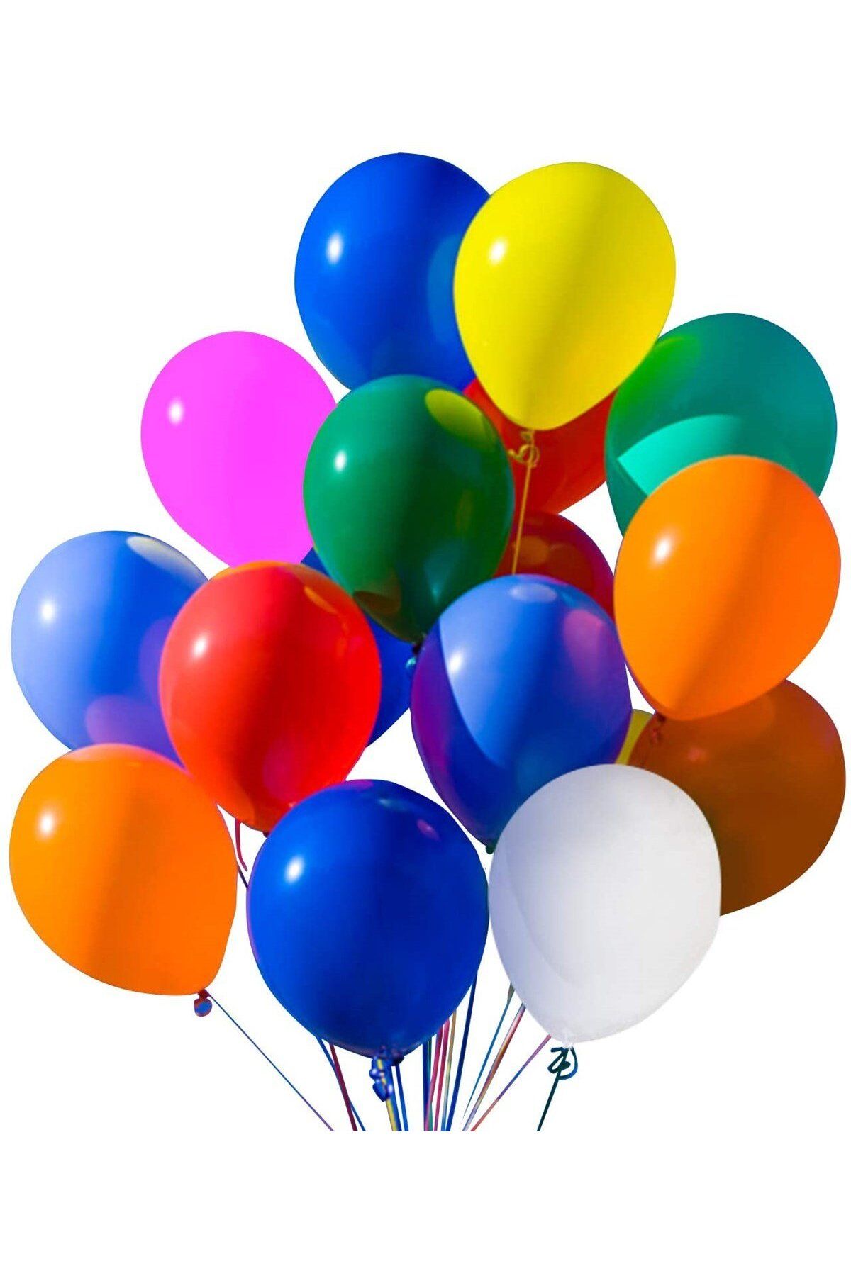 turkuaz parti 10'lu KARIŞIK RENKLİ BALON,DOĞUM GÜNÜ