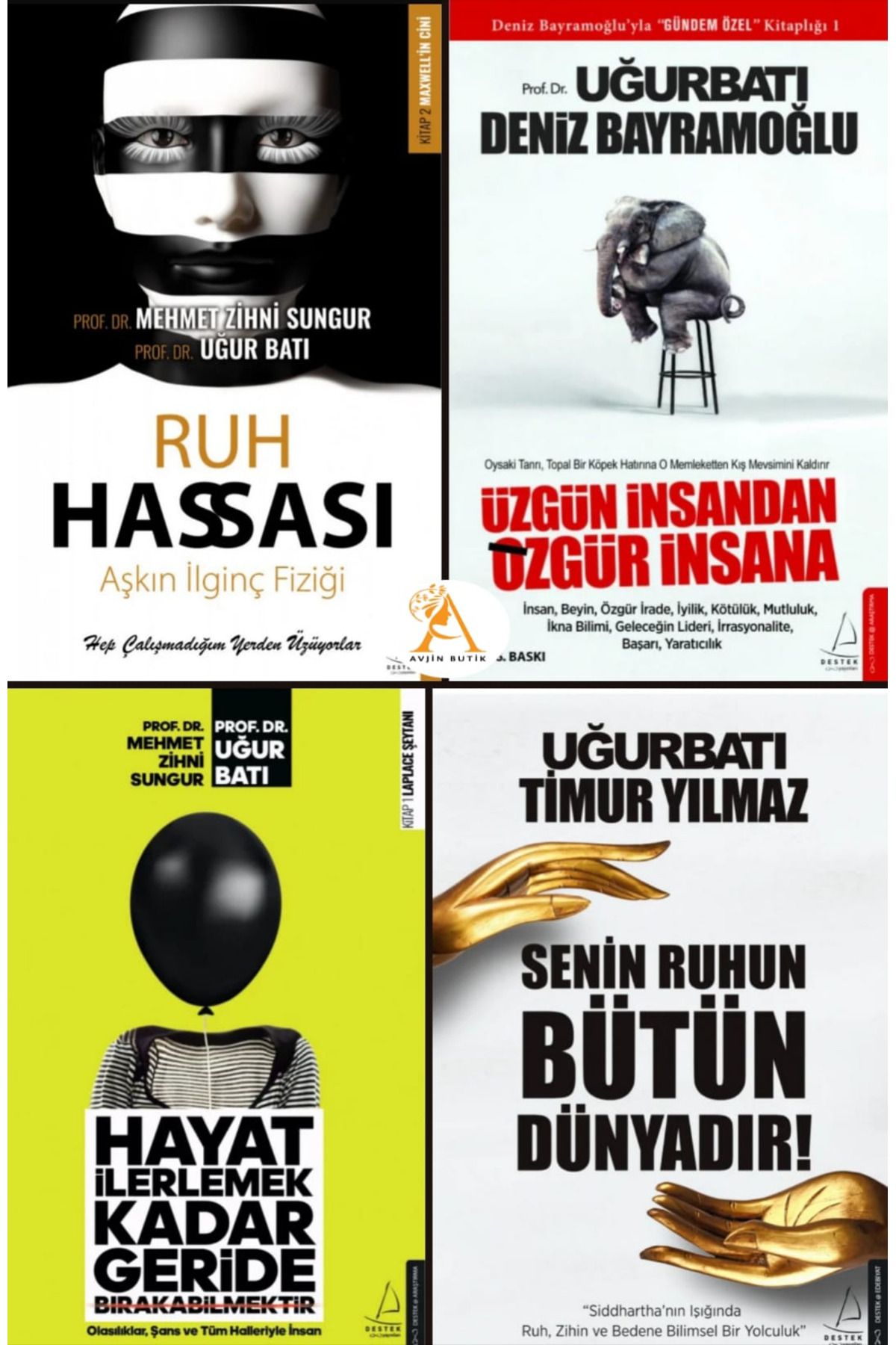 Destek Yayınları Mehmet Zihni Sungur/Uğur Batı/Deniz Bayramoğlu/Timur Yılmaz/4 Kitap Set