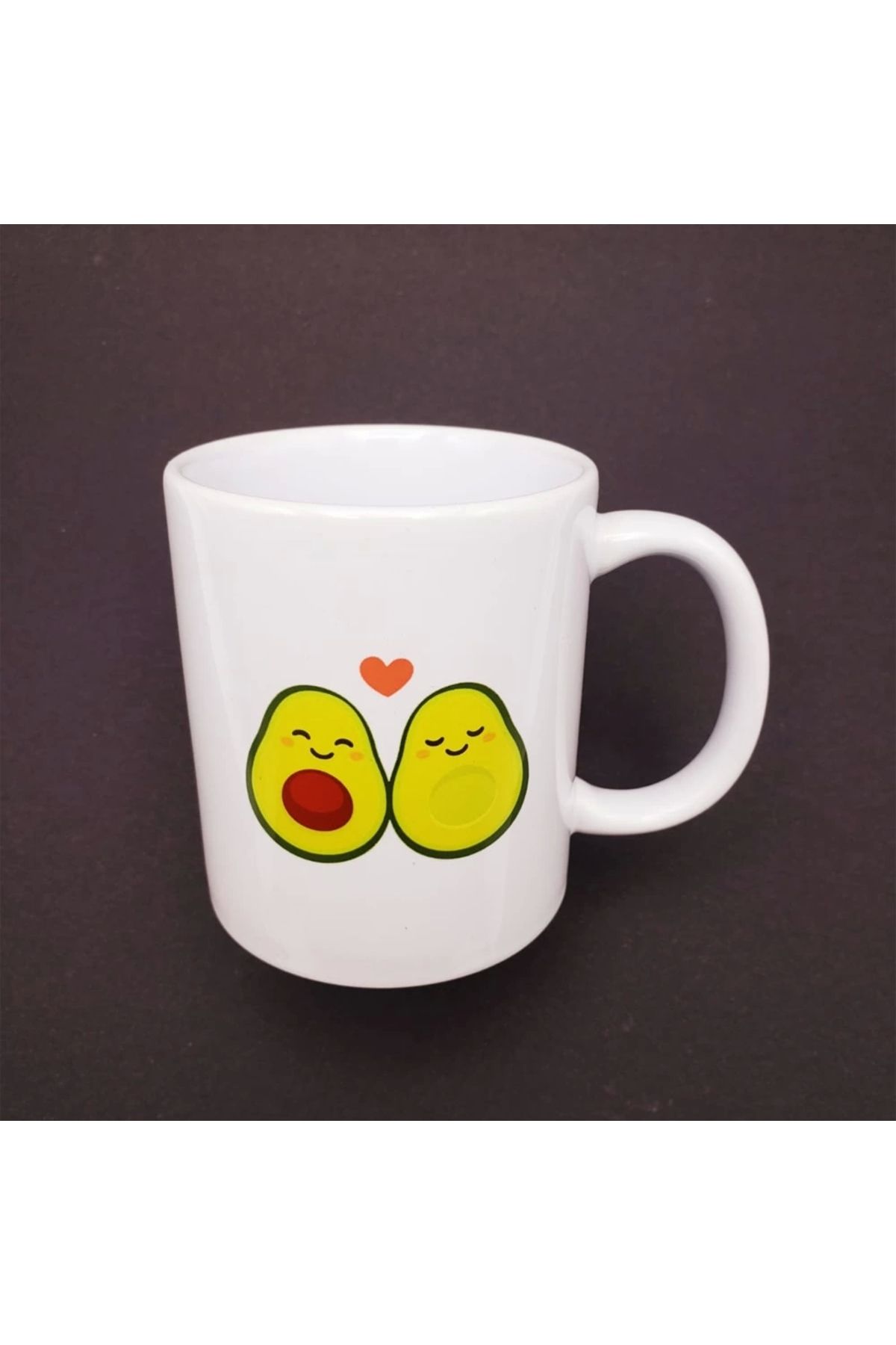 shop Sevimli Avokado Çift Baskılı Kupa Bardak