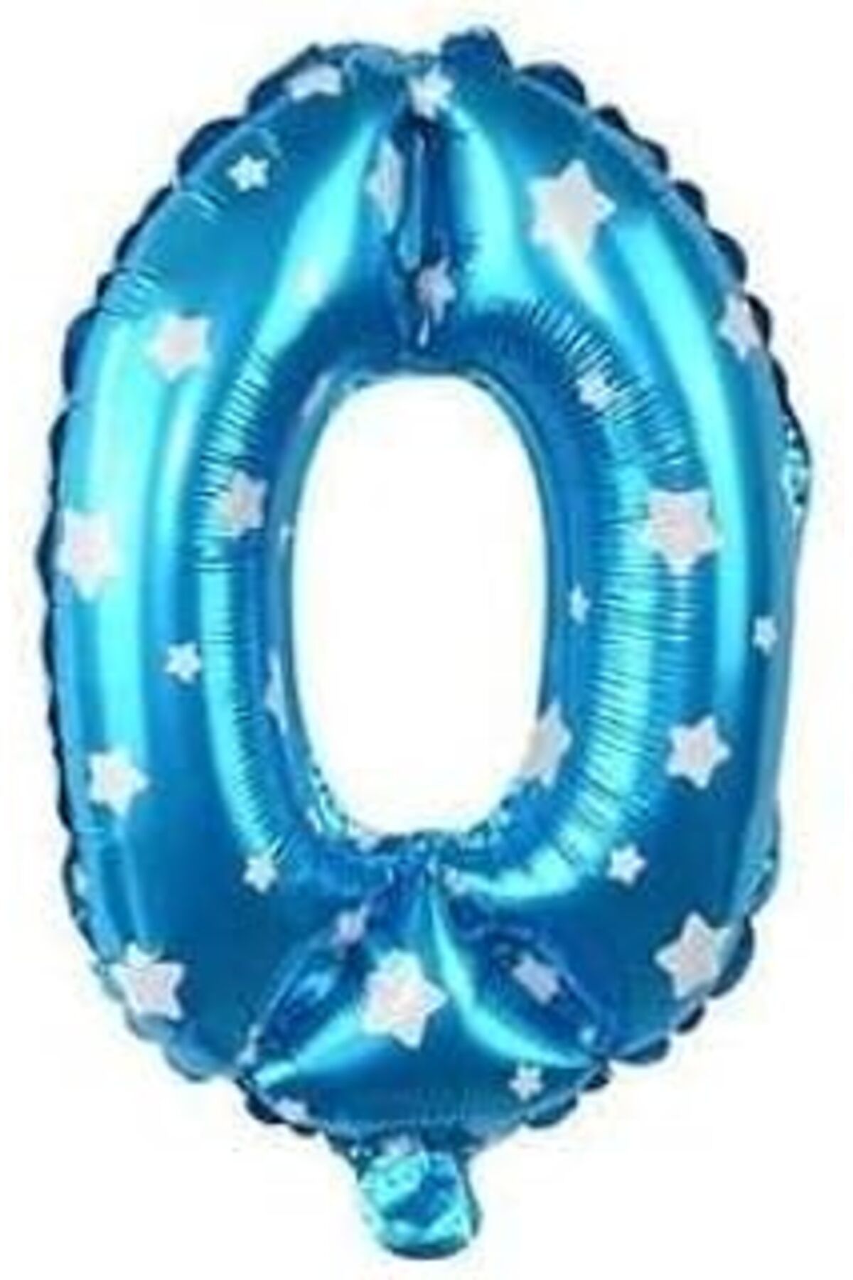 Karachil Benim Marifetlerim - 0 Rakamı Mavi Folyo Balon 16 Inch 40 Cm