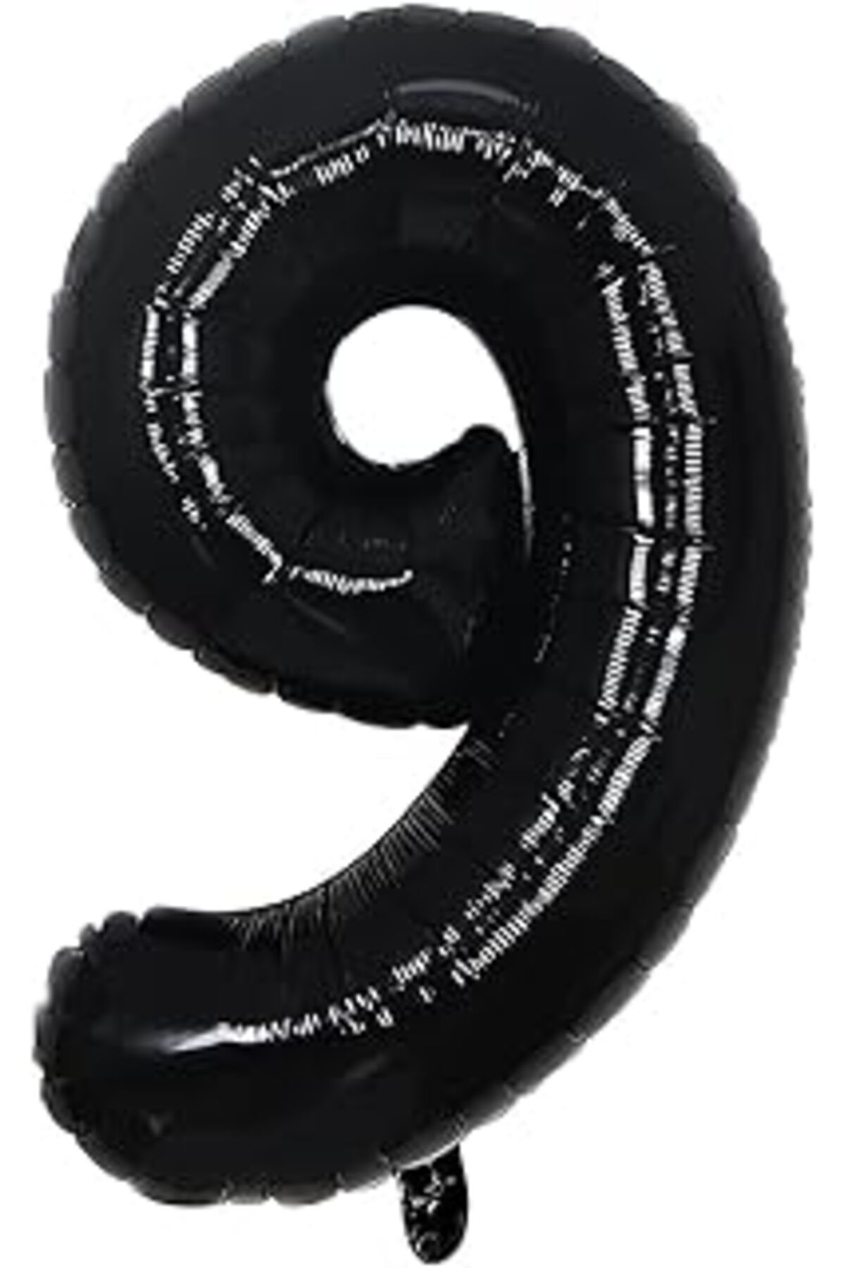 Pazarcan Folyo Balon Siyah 9 Rakamı 34 İnç 80 Cm