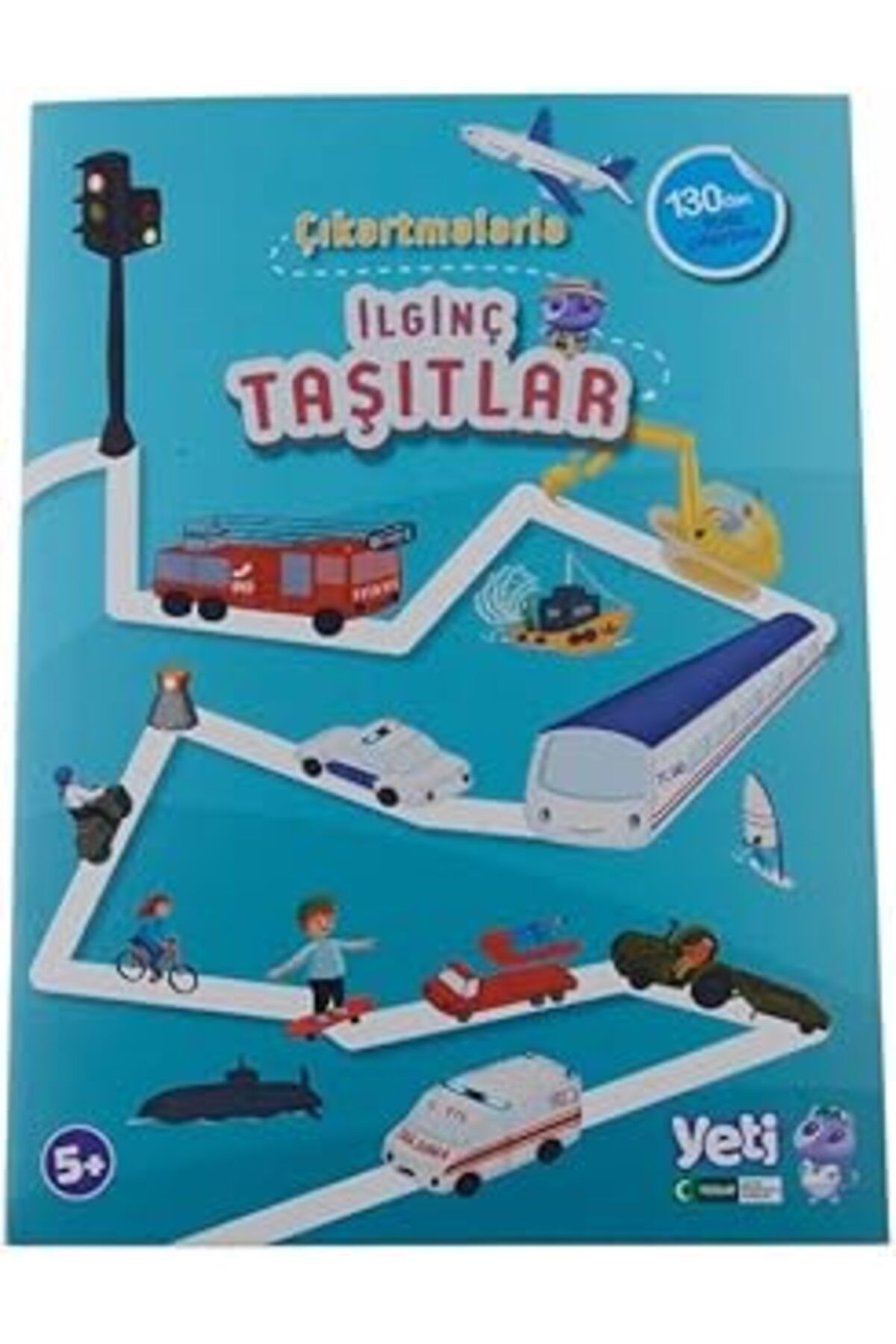 Karachil Çıkartmalarla İlginç Taşıtlar Renkli 6+