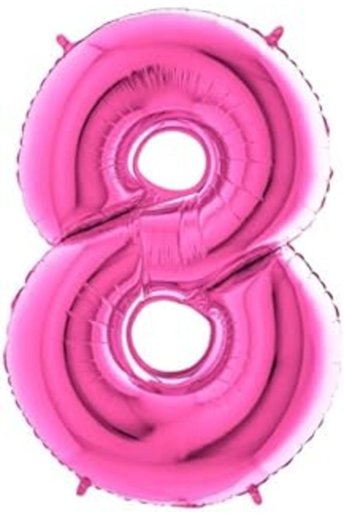 Karachil Fuşya Pembe Folyo Rakam Balon 100 Cm 8