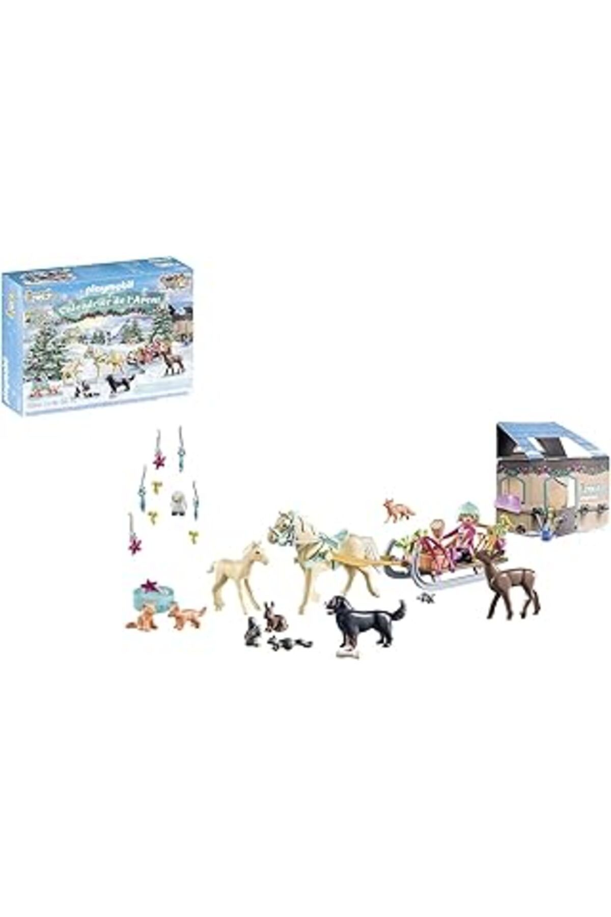 Roses Store Playmobil Advent Takvimi, Atlar 71345 Noel Kızak Yolculuğu, Şelale Atları Noel Takvimi, Sürprizlerl