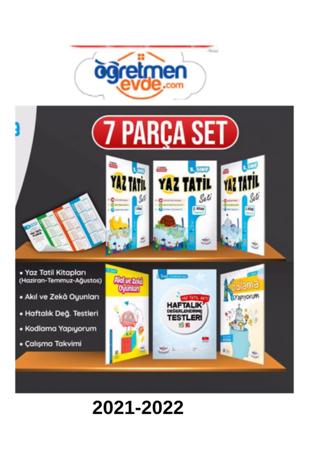 Ens Yayıncılık Öğretmen Evde Yayınları 3.Sınıf 2021-2022 Yaz Tatil Seti+Android Kalem