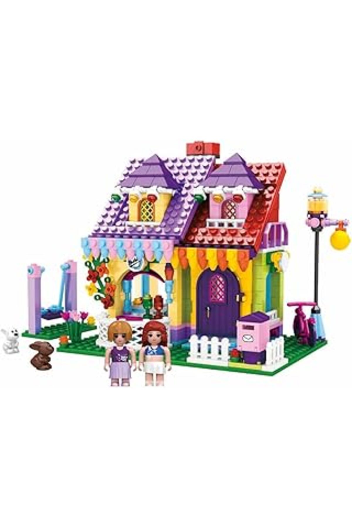 Mu Art Ahşap Sweet Girl Sweet Girl Set Şeker Ev 2Fgr.573Prç.