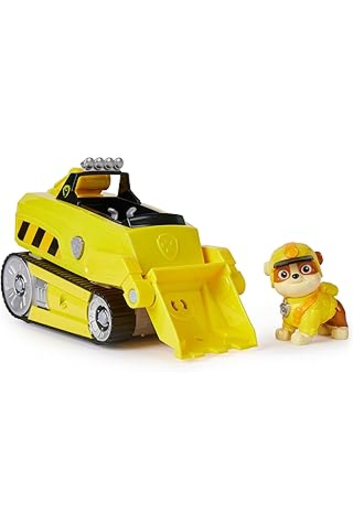 Qedii Paw Patrol Jungle Pups Rubble Figürlü Gergedan Aracı (Temel Araç), 3 Yaşından Büyük Çocuklar Için O