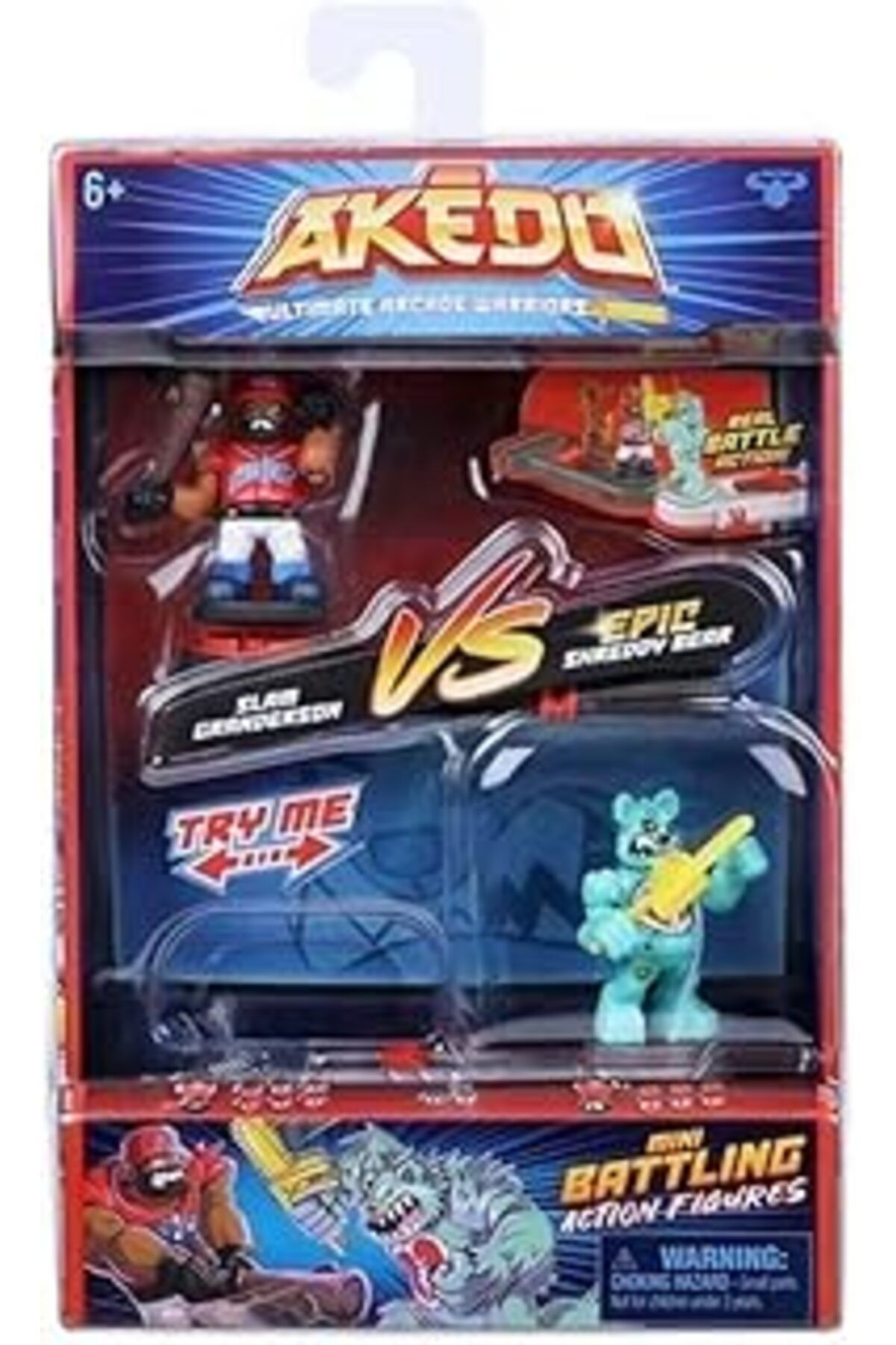 Pazarcan Akedo S1 2'Li Paket Slam Granderson Vs Epic Shreddy Bear