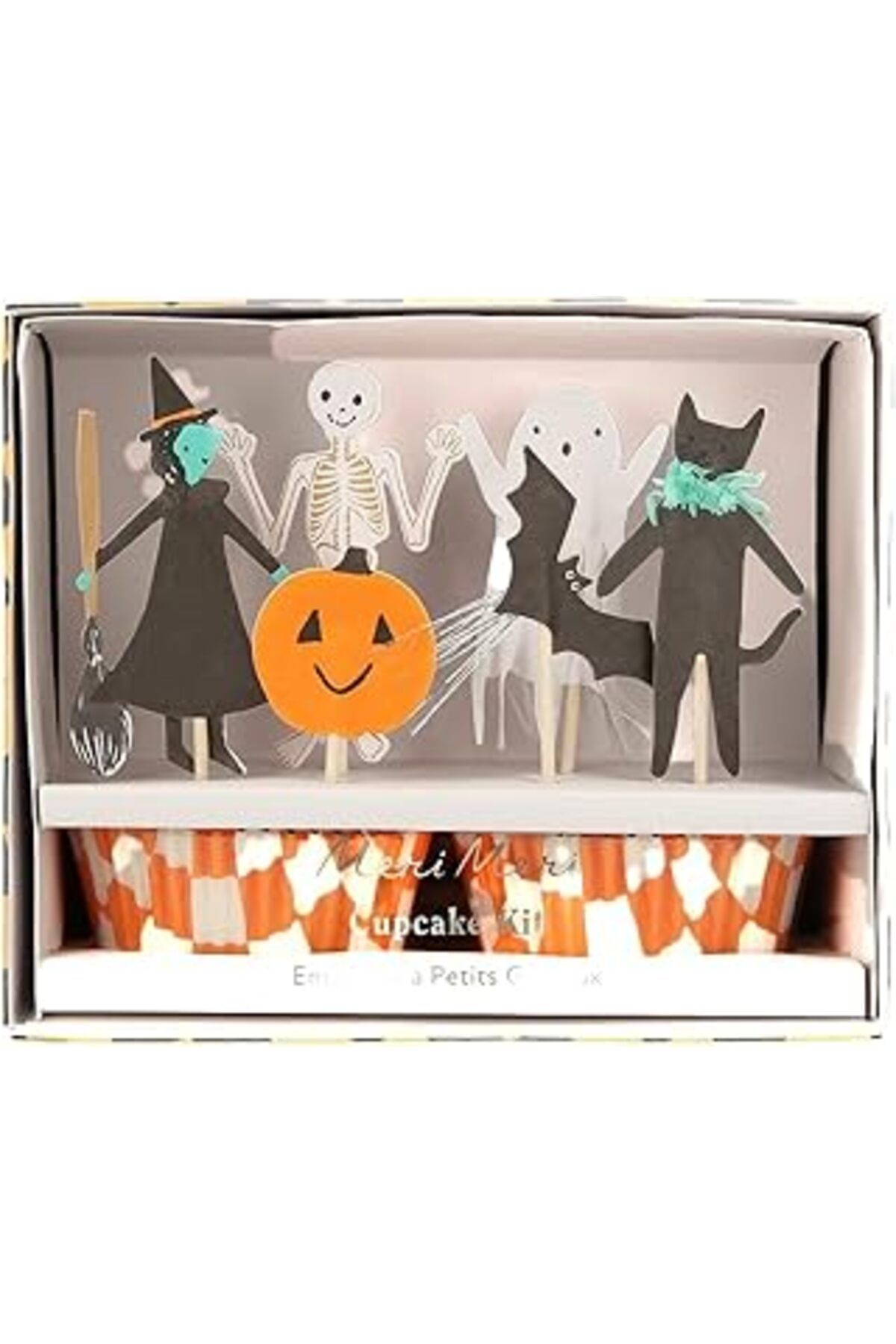 Karachil Meri Meri - Happy Halloween Cupcake Kit - Cadılar Bayramı Cupcake Kit (24'Lü)