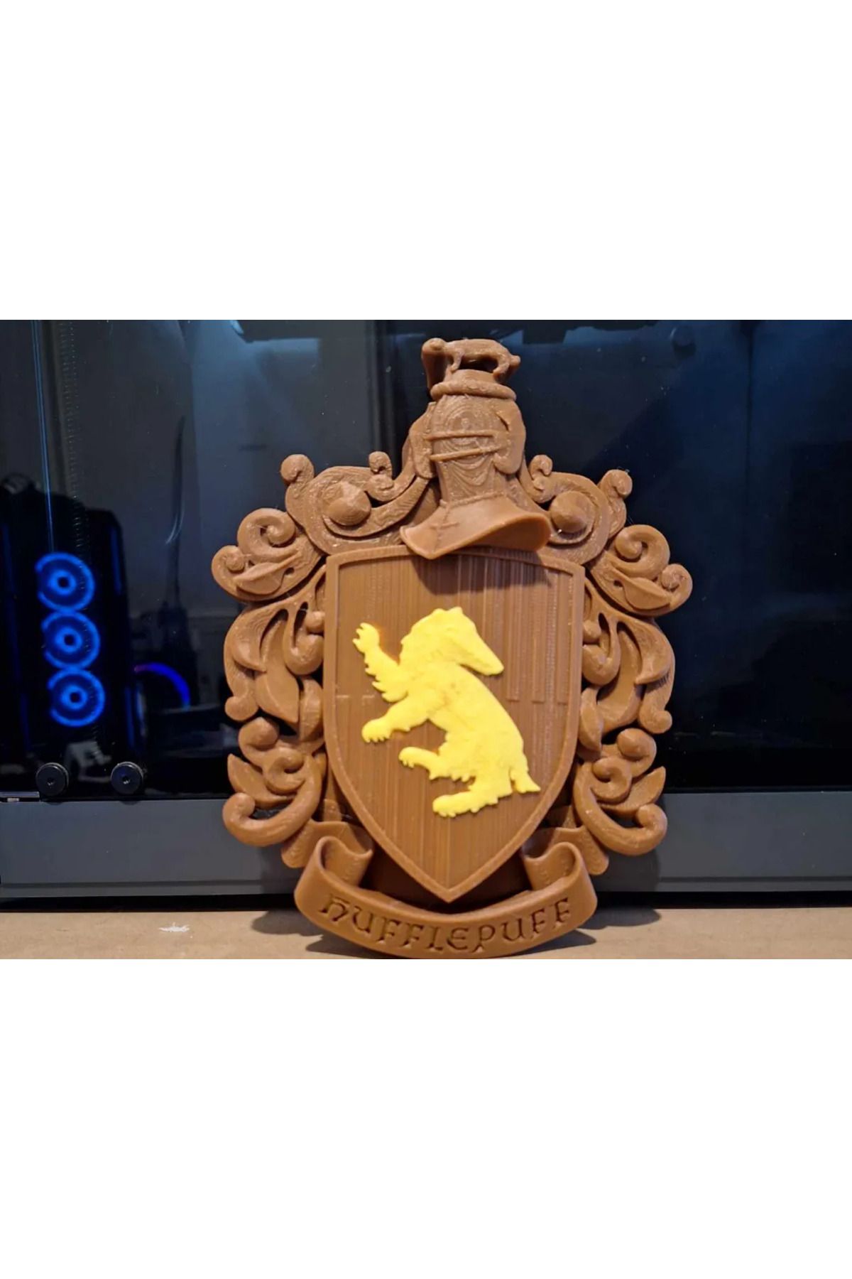 genomera Harry Potter Hufflepuff 3d Kalkan Tablo