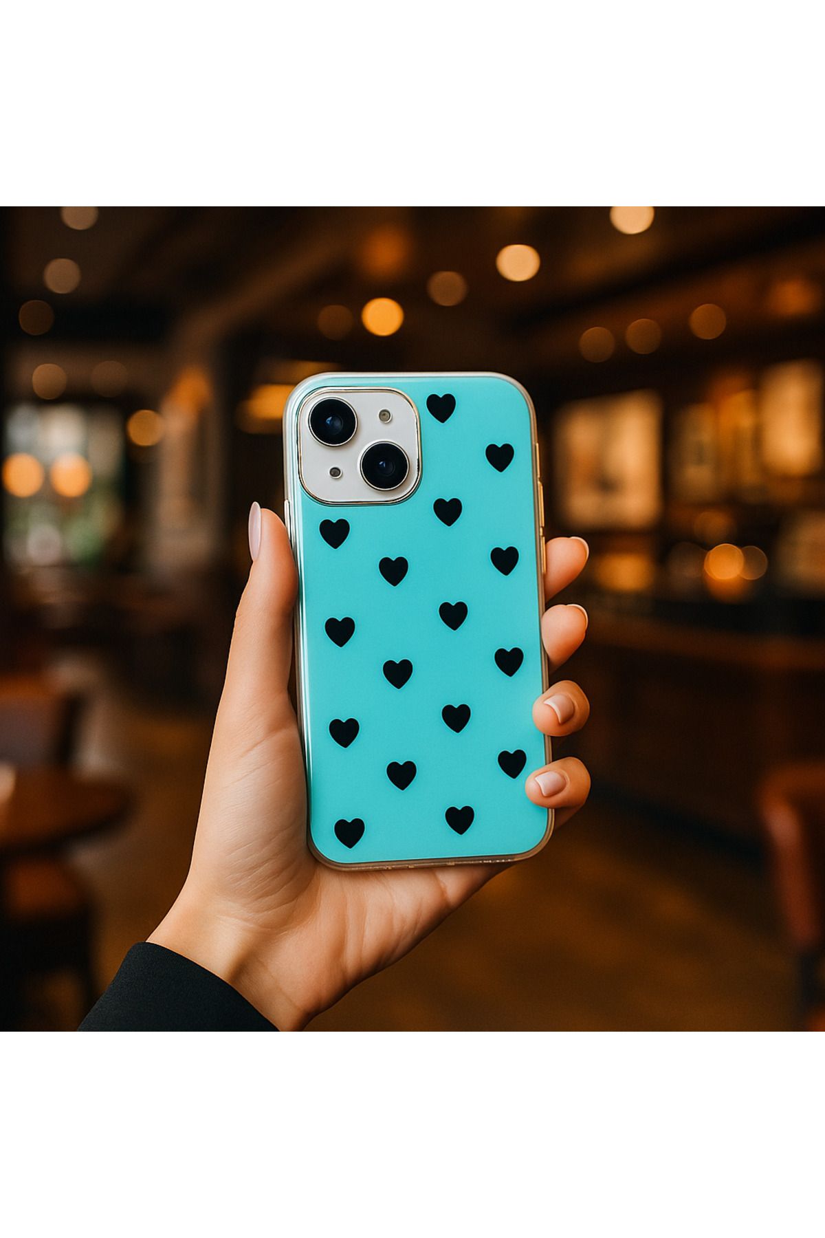 AQUA AKSESUAR Apple iPhone 15 Uyumlu Kamera Çıkıntılı İnce Darbe Emici Kapak