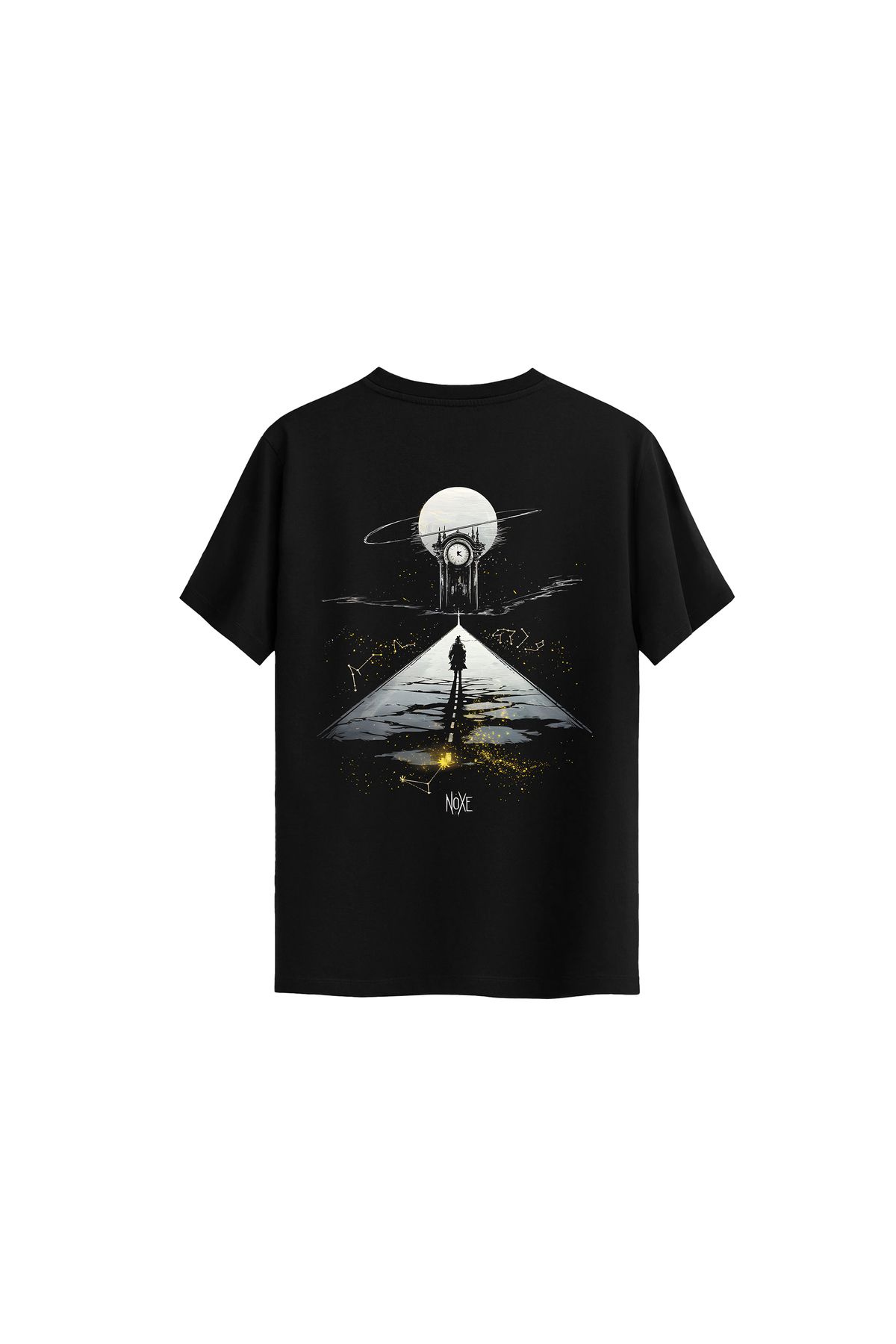 NOXE CLUB Hourpath Relax Regular Siyah T-Shirt