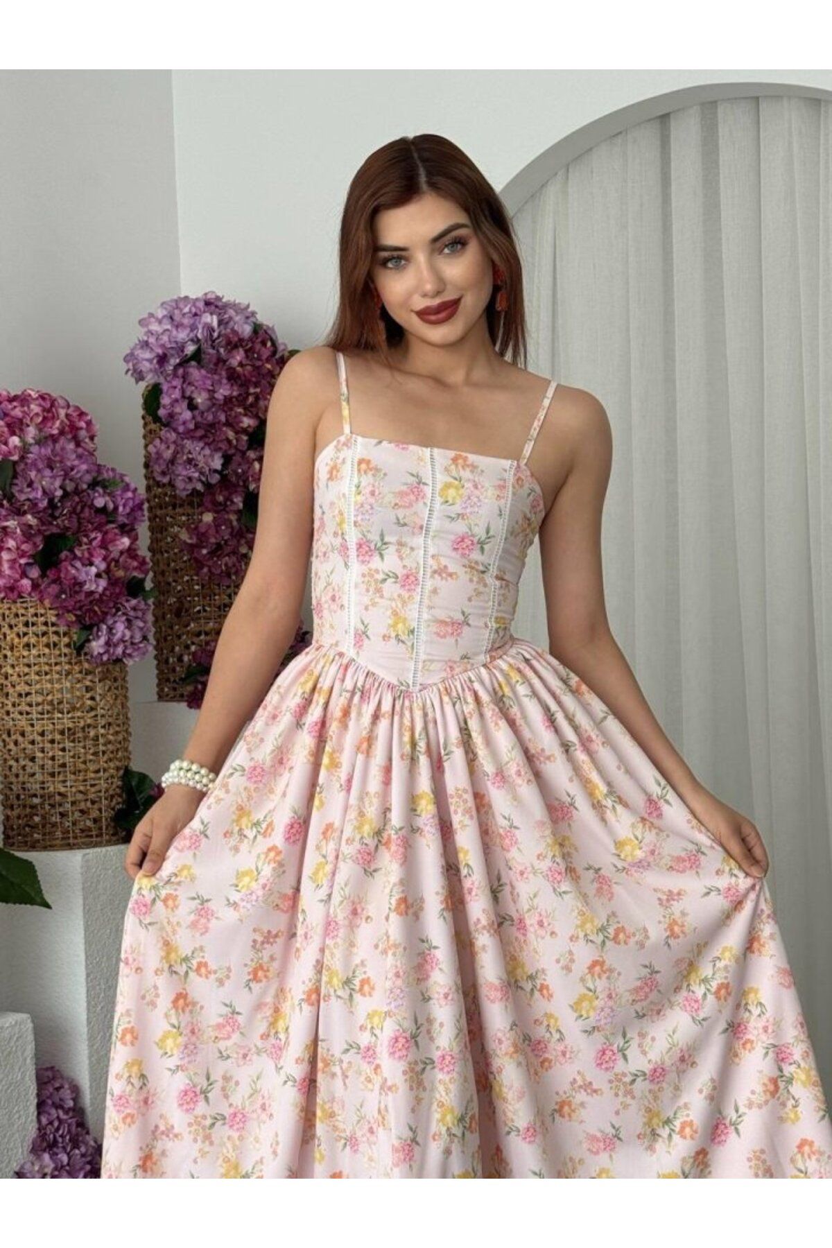 ETİLER COLLECTION Pars İp Askılı Elbise