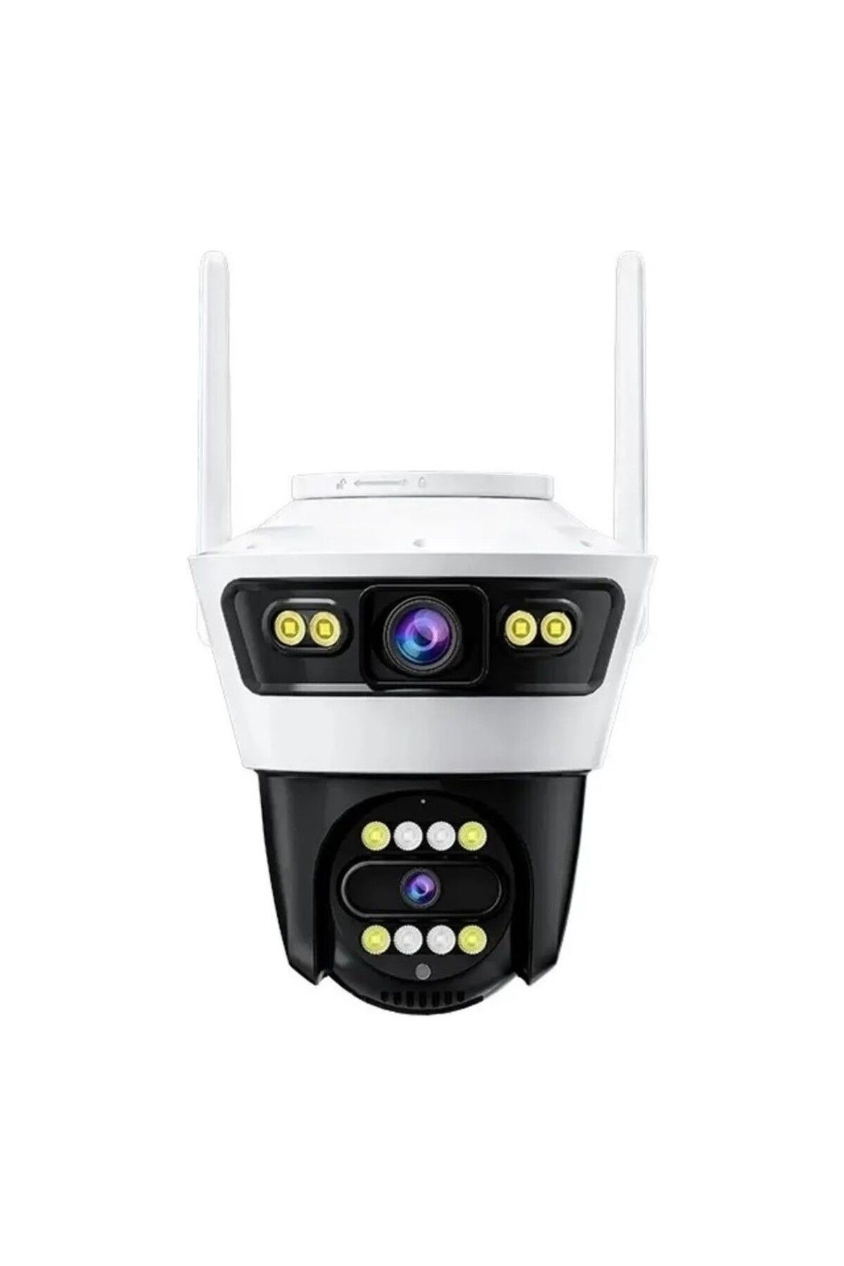 TEKNOCEP Enshal 4 Mp 4K Ultra Hd Alarmlı Suya Dayanıklı Çift Lensli 2.4 G İp Dış Mekan Güvenlik Kamerası