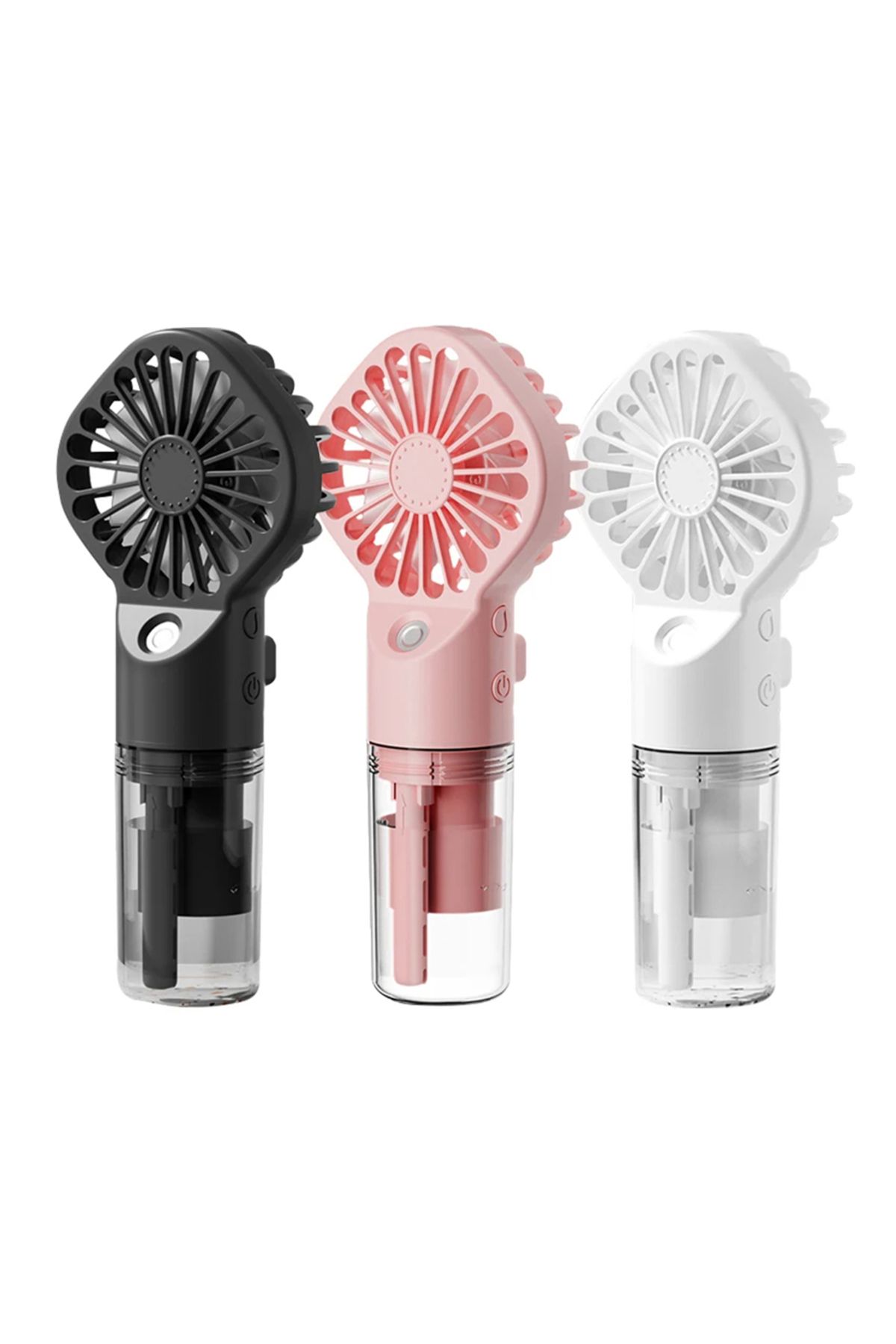 Techsuit-Mini ventilator portabil cu umidificator si 4 viteze Techsuit (G10) Negru 3