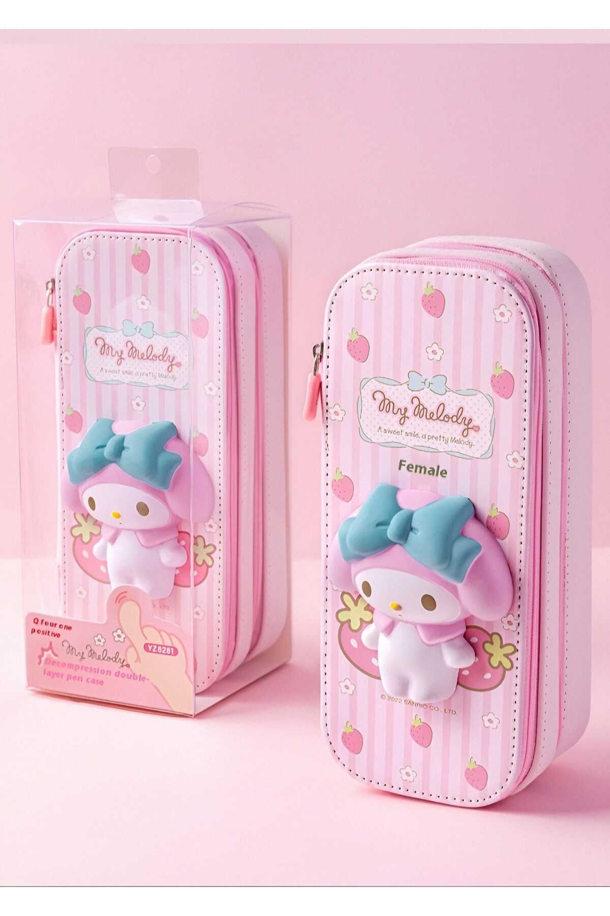 KumOziShop Sanrio Kuromi Pochacco My Melody Hello Kitty Lüx Kalem Kutusu