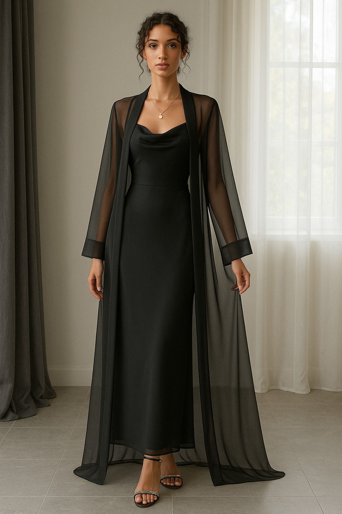 Misue Handmade Şifon Kimono, Hafif ve Dökümlü Uzun Pareo, Yazlık İnce Uzun Kimono, İnce Dökümlü Transparan Hırka,