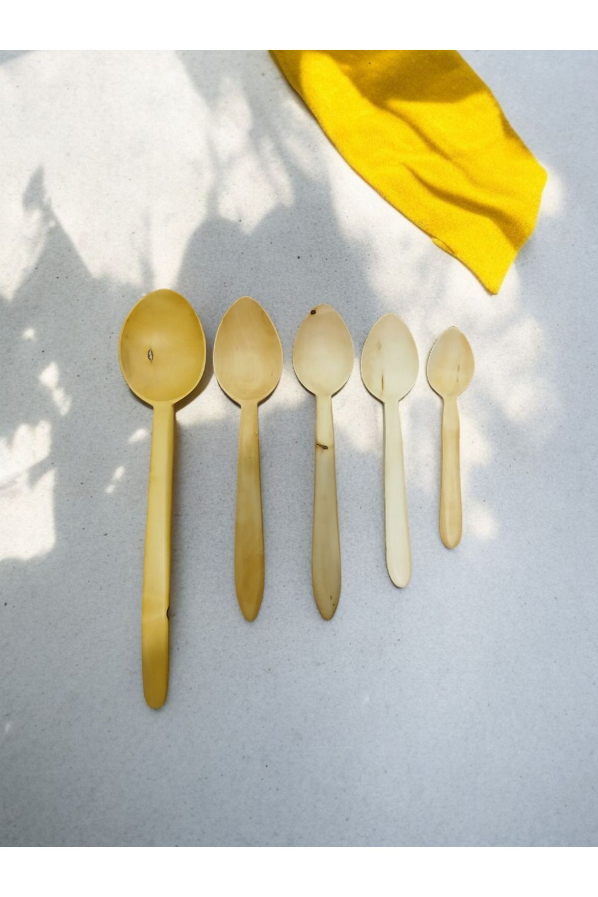 Aksoy Wood Şimşir Ağacı Yemek Kaşığı Seti
