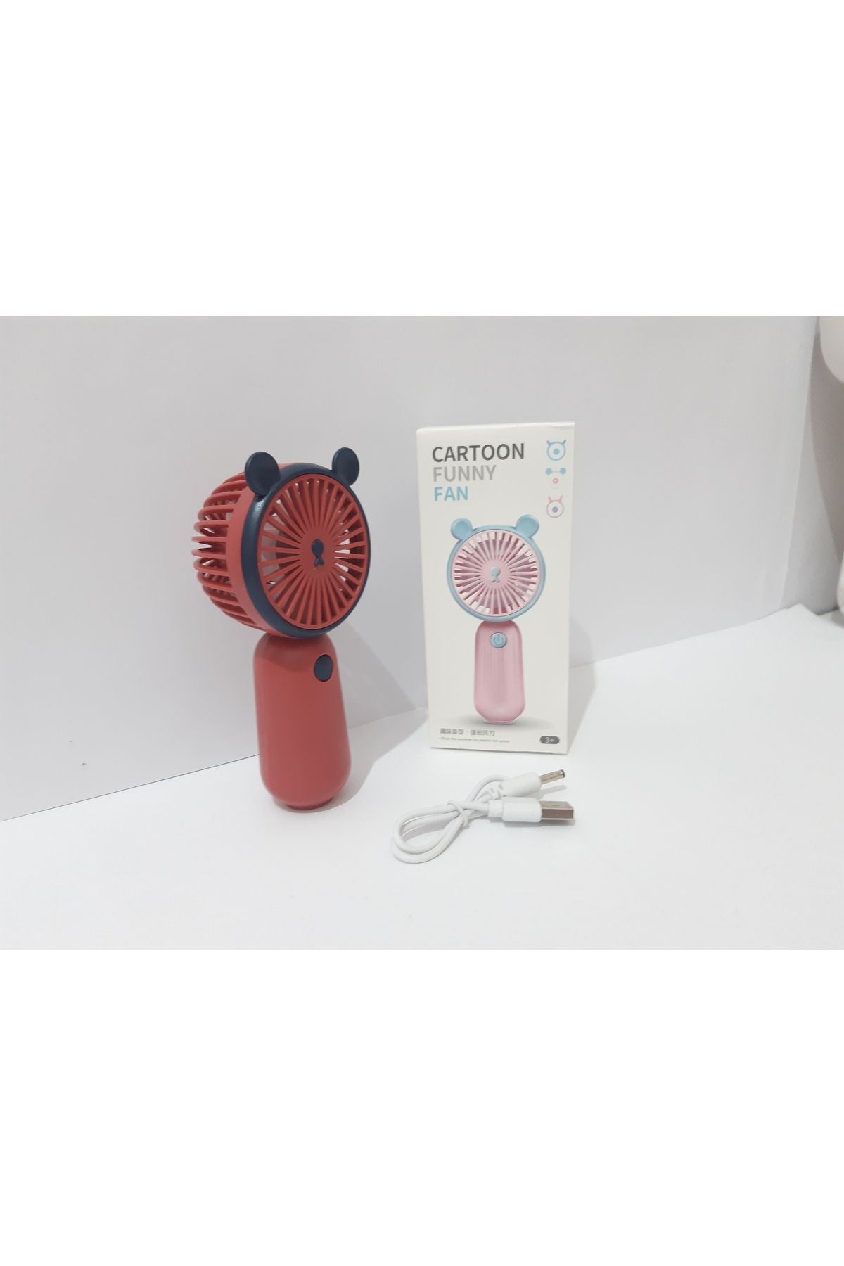 renkli çiçekler Mini USB Fan Taşınabilir Şarj Edilebilir Serinletici Mini El Fanı Ev Ofis Seyahat İçin