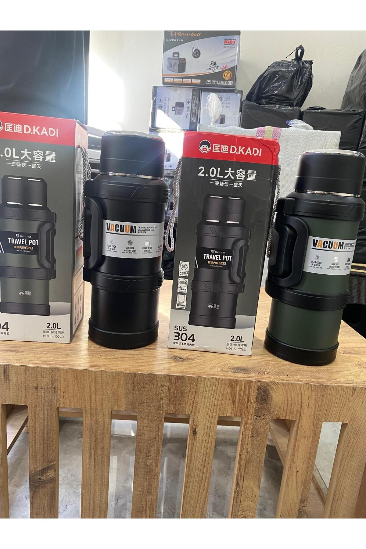 BARANBİNBİRÇEŞİT çelik termos 2 litre 48saat sıcaklık