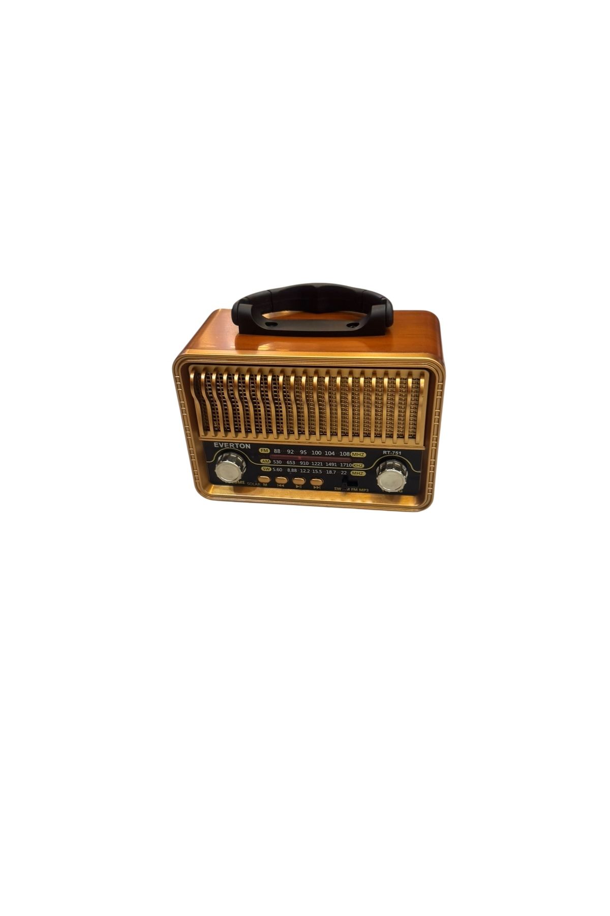 seymenbıçakçılık Rt-675 Orta Boy Solar Güneş Enerjili Bluetooth/usb/sd Kart/ Radyo Mp3 Player Müzik Kutusu