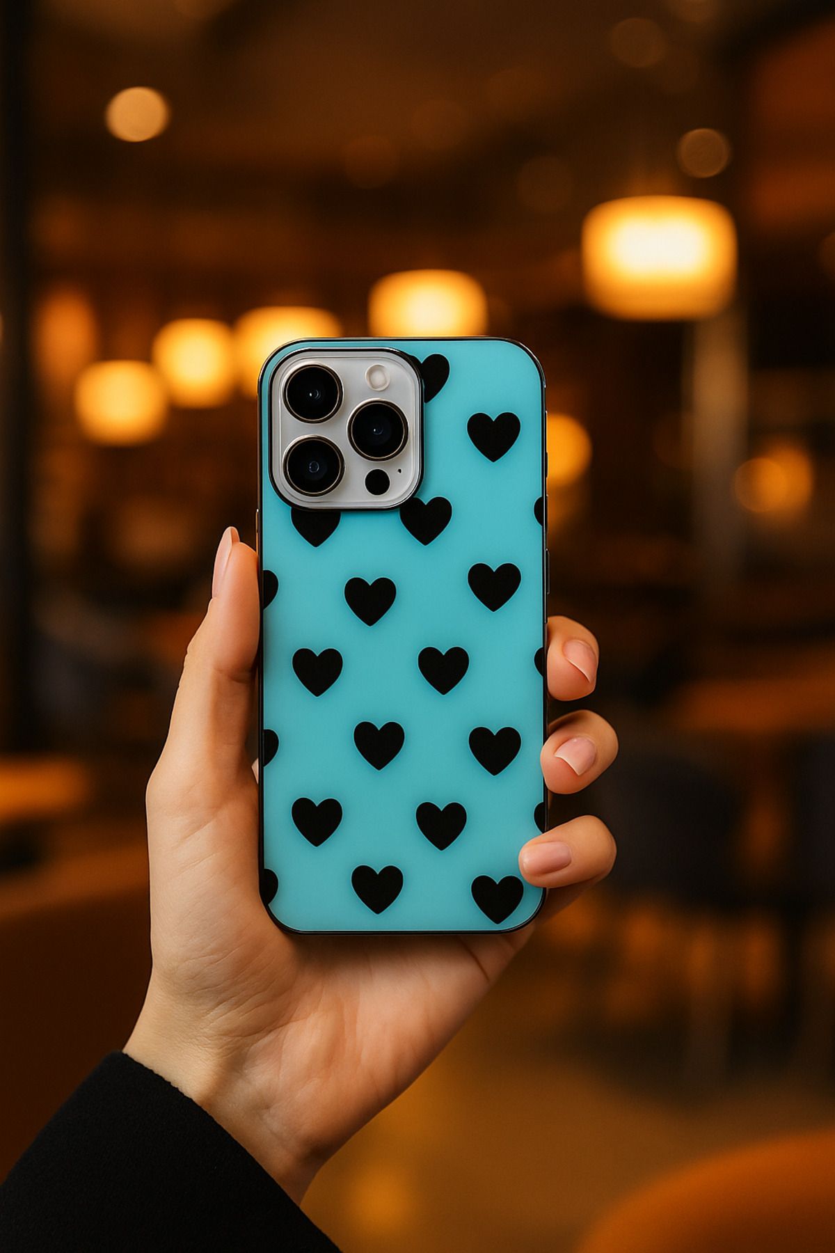 AQUA AKSESUAR Apple iPhone 15 Pro Max Uyumlu Kamera Çıkıntılı İnce Darbe Emici Kapak