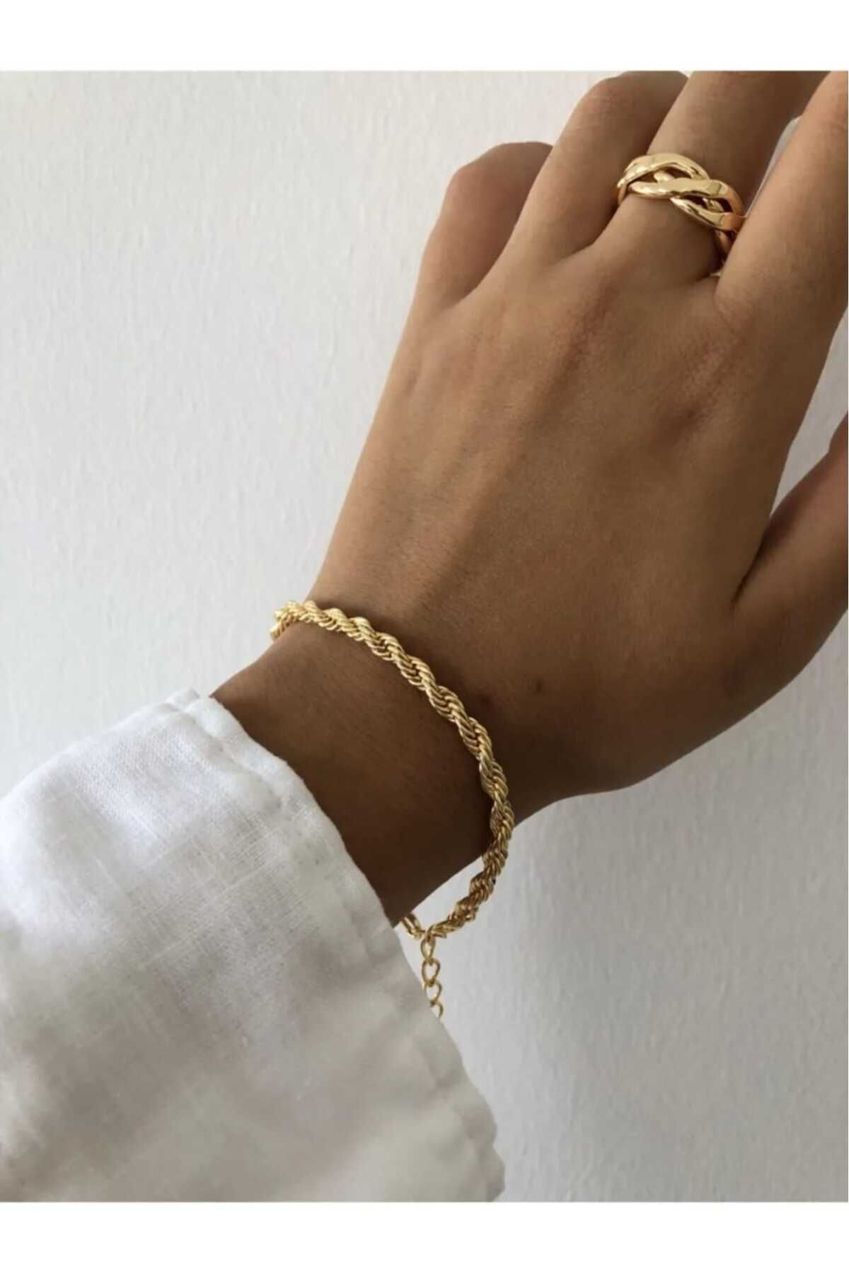 Butik Ayarlanabilir Burgu Zincir Bileklik