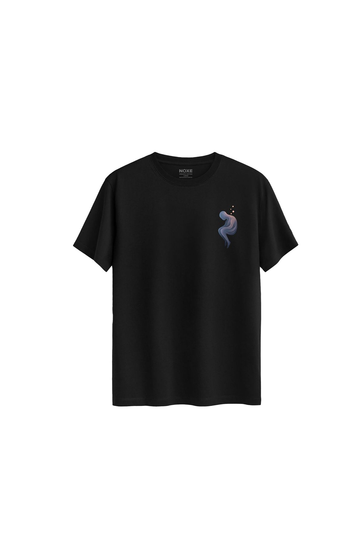 NOXE CLUB Trace Regular Siyah T-Shirt
