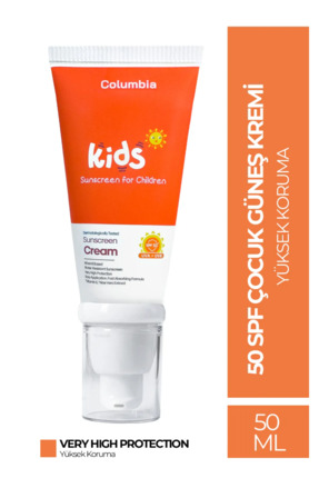 Columbia Çok Yüksek Koruma 50 SPF Çocuk Güneş Kremi 50 ML